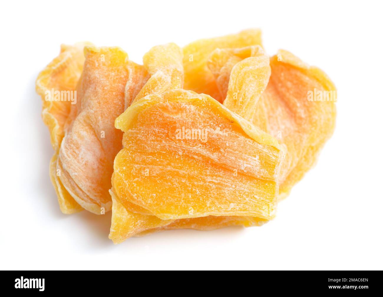 Dried jackfruit chips isolated on white background Stock Photo Alamy