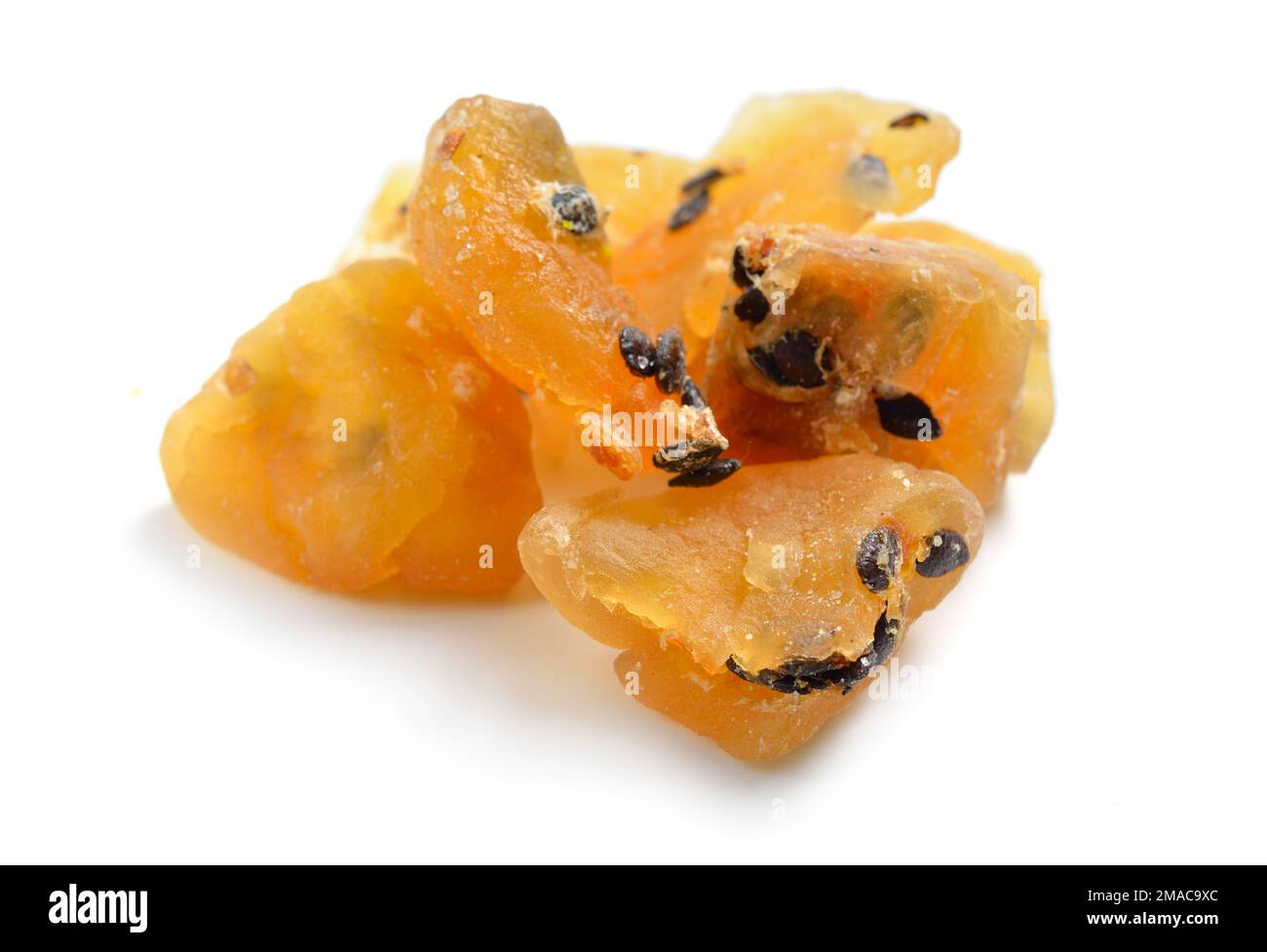Dried Passion fruit isolated on white background Stock Photo Alamy