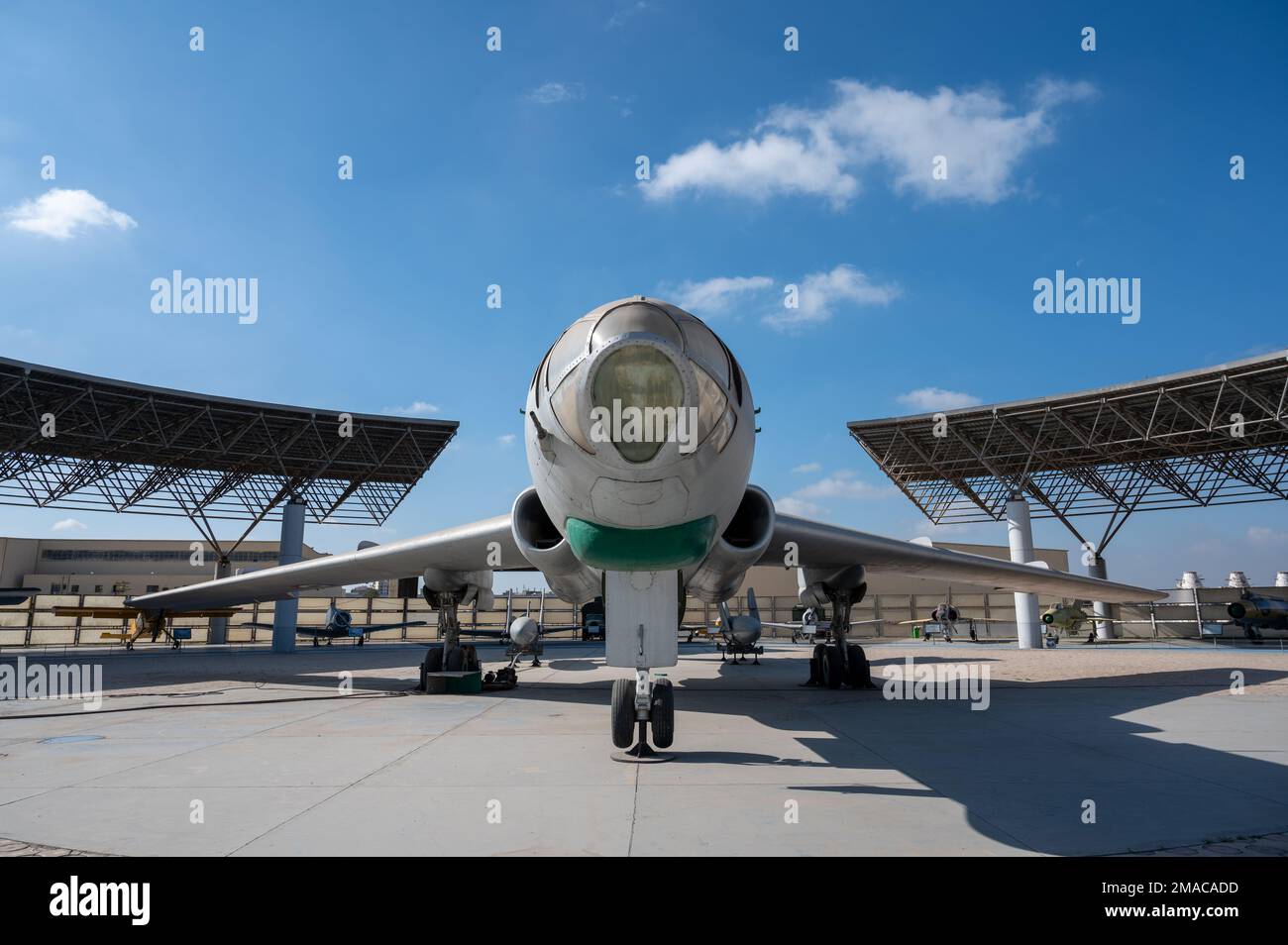 Tupolev TU-16, Egyptian Air Force Museum, Heliopolis, Cairo, Egypt Stock Photo