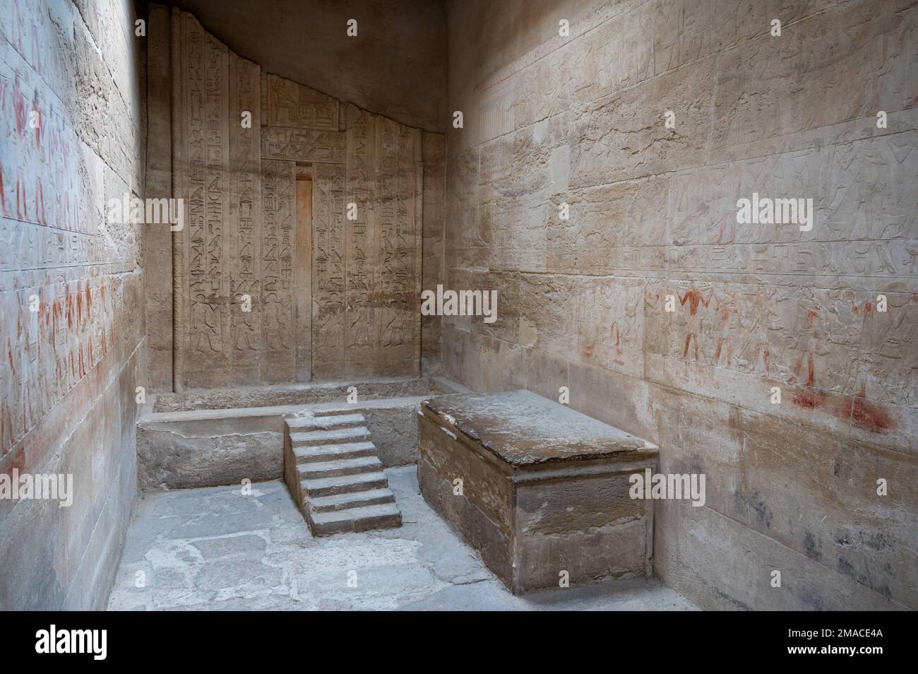 Tomb of Kagemni, Saqqara, Egypt Stock Photo