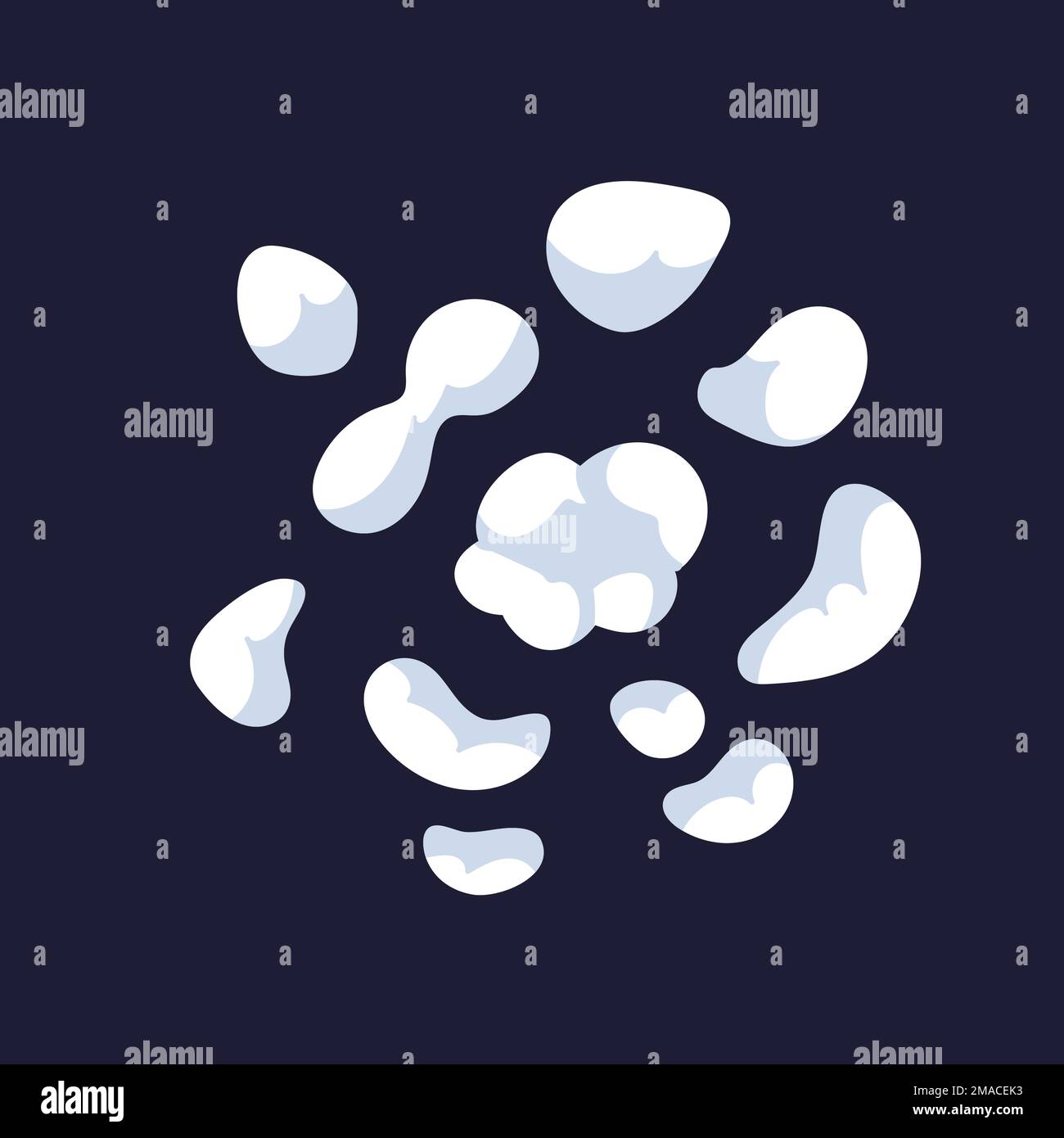 Boom effect cloud. Smoke abstract cloud from gas, exhaust, vapor effect