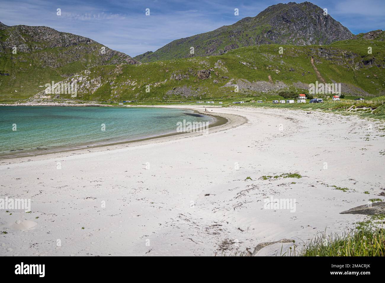 Haukland Beach (Hauklandstranda), Lofoten Islands, Nordland, Norway Stock  Photo - Alamy