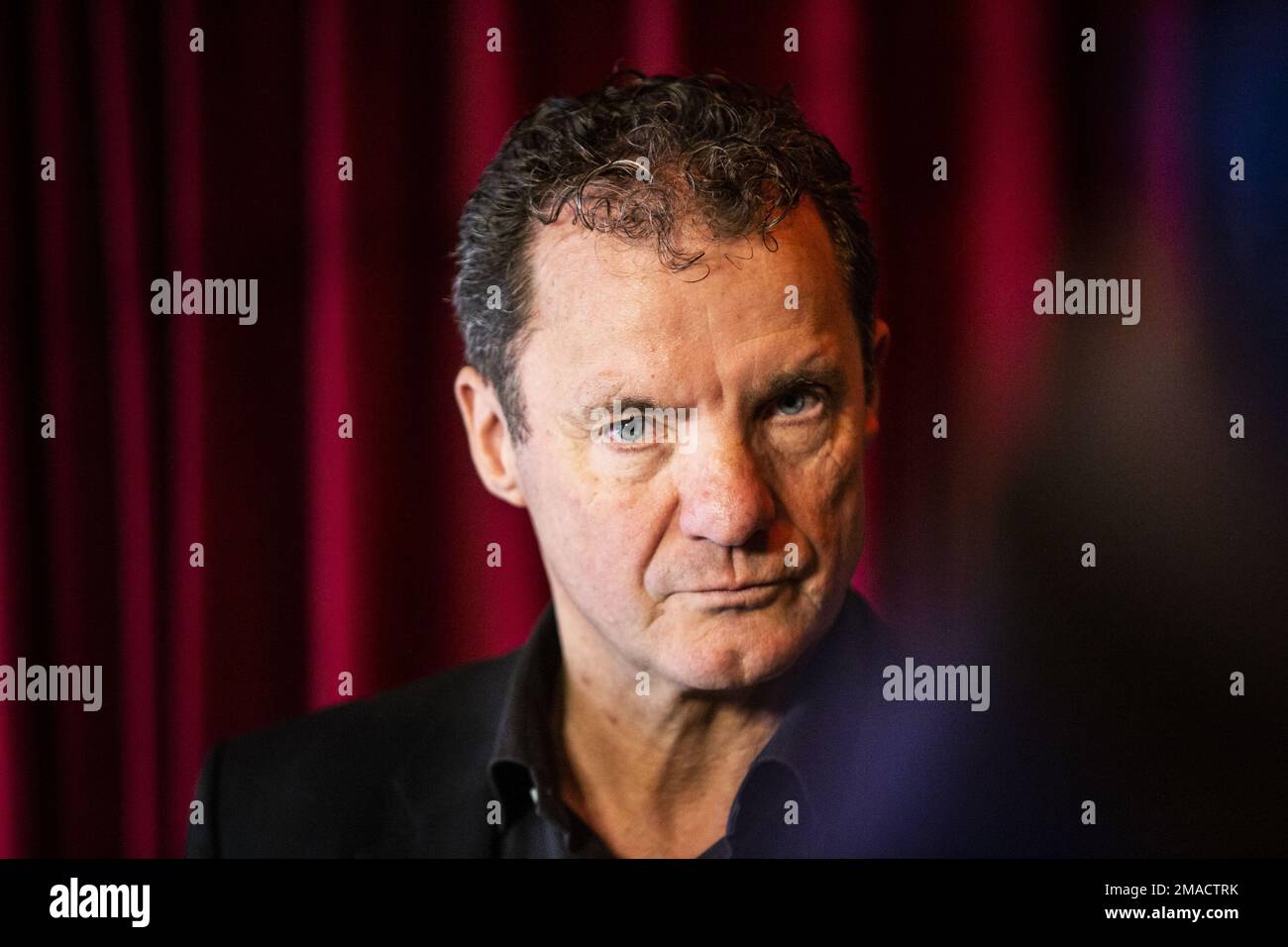 AMSTERDAM - John de Bever during the kick-off of the concert series Holland Zingt Hazes in the Ziggo Dome. ANP EVA PLEVIER netherlands out - belgium out Stock Photo