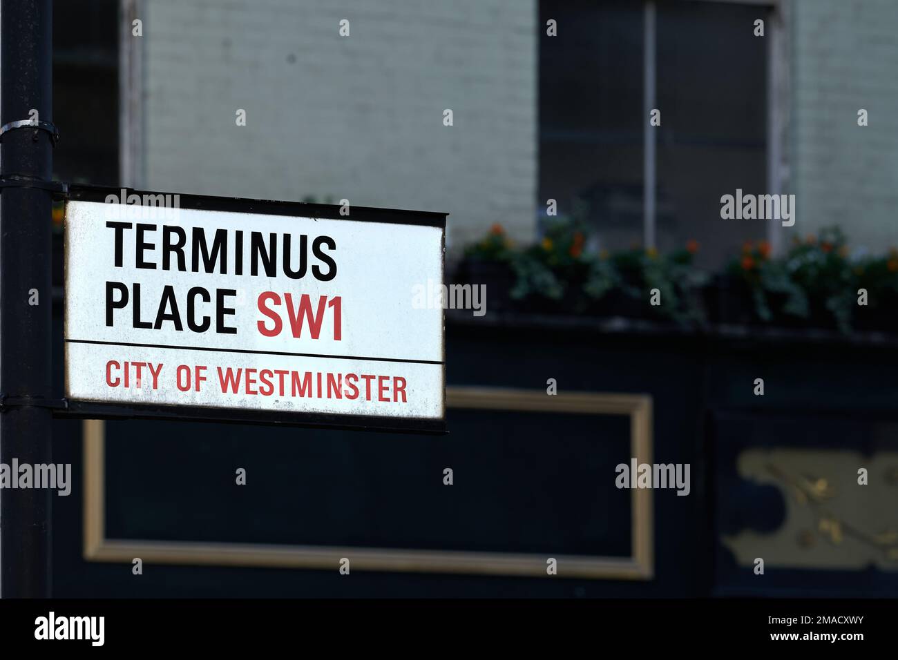 Terminds Sign Terminus sign hi-res stock photography and images - Alamy