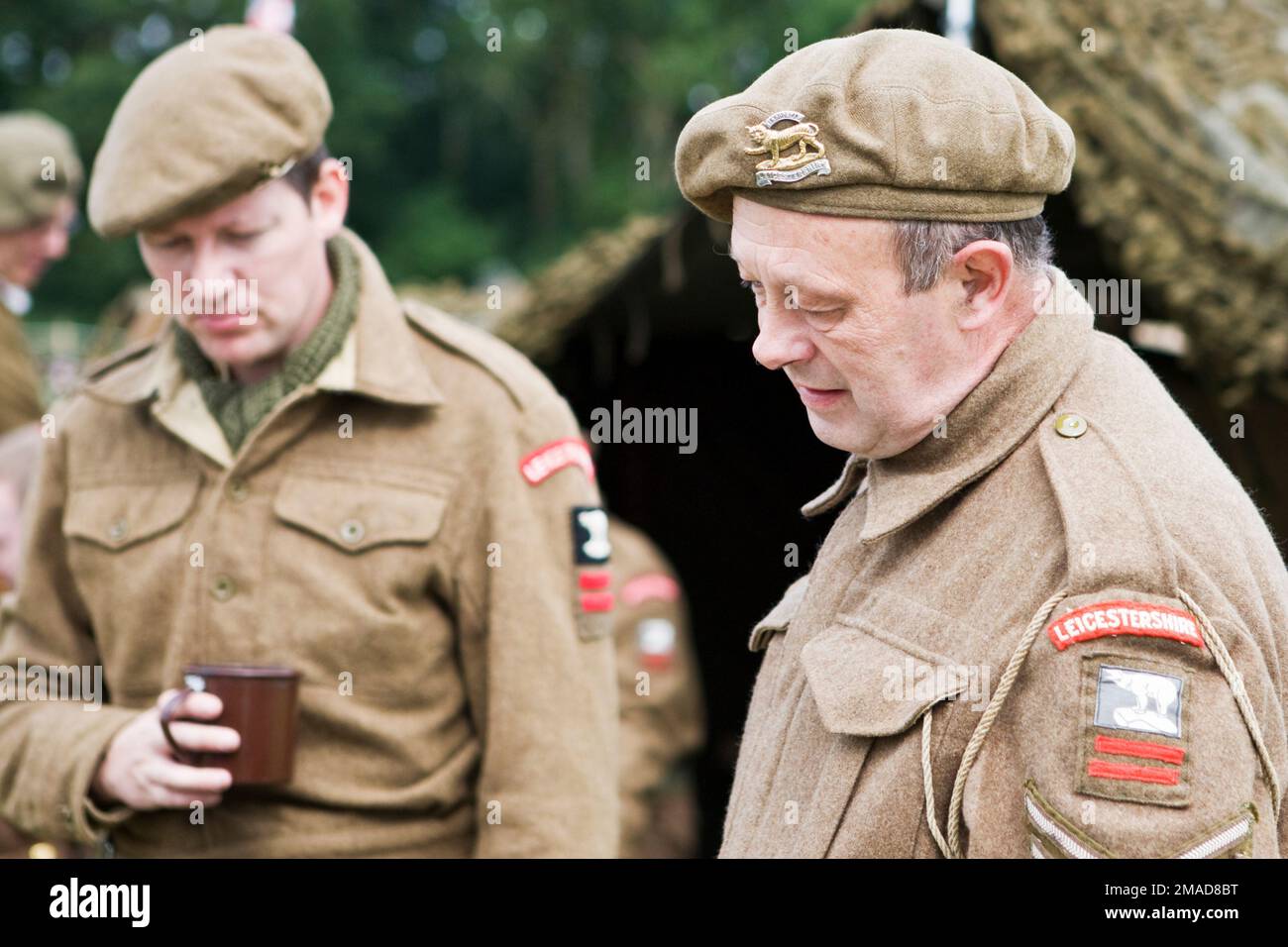 Royal leicester cap badge hi-res stock photography and images - Alamy