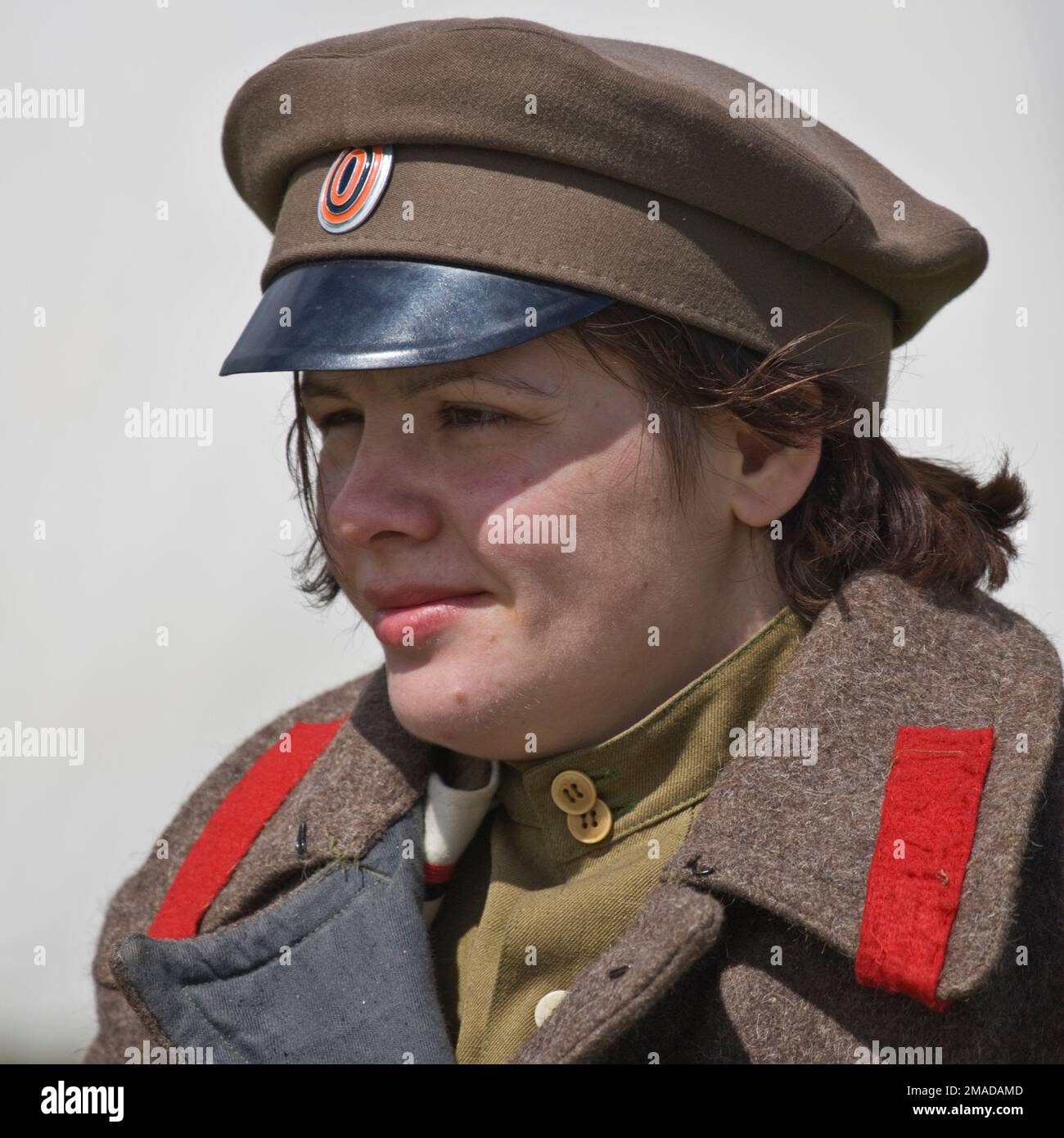 Soldier of the Imperial Russian Army Stock Photo