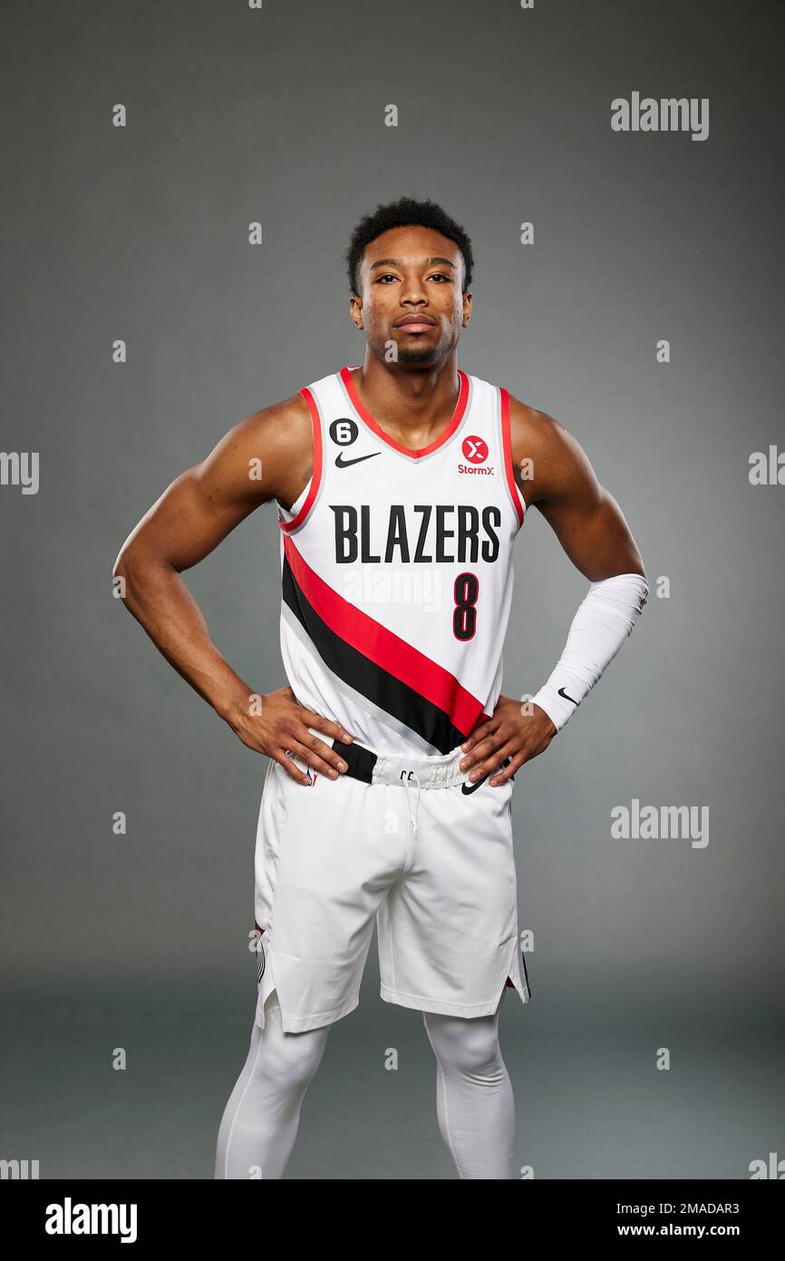Portland Trail Blazers guard Brandon Williams poses for a portrait