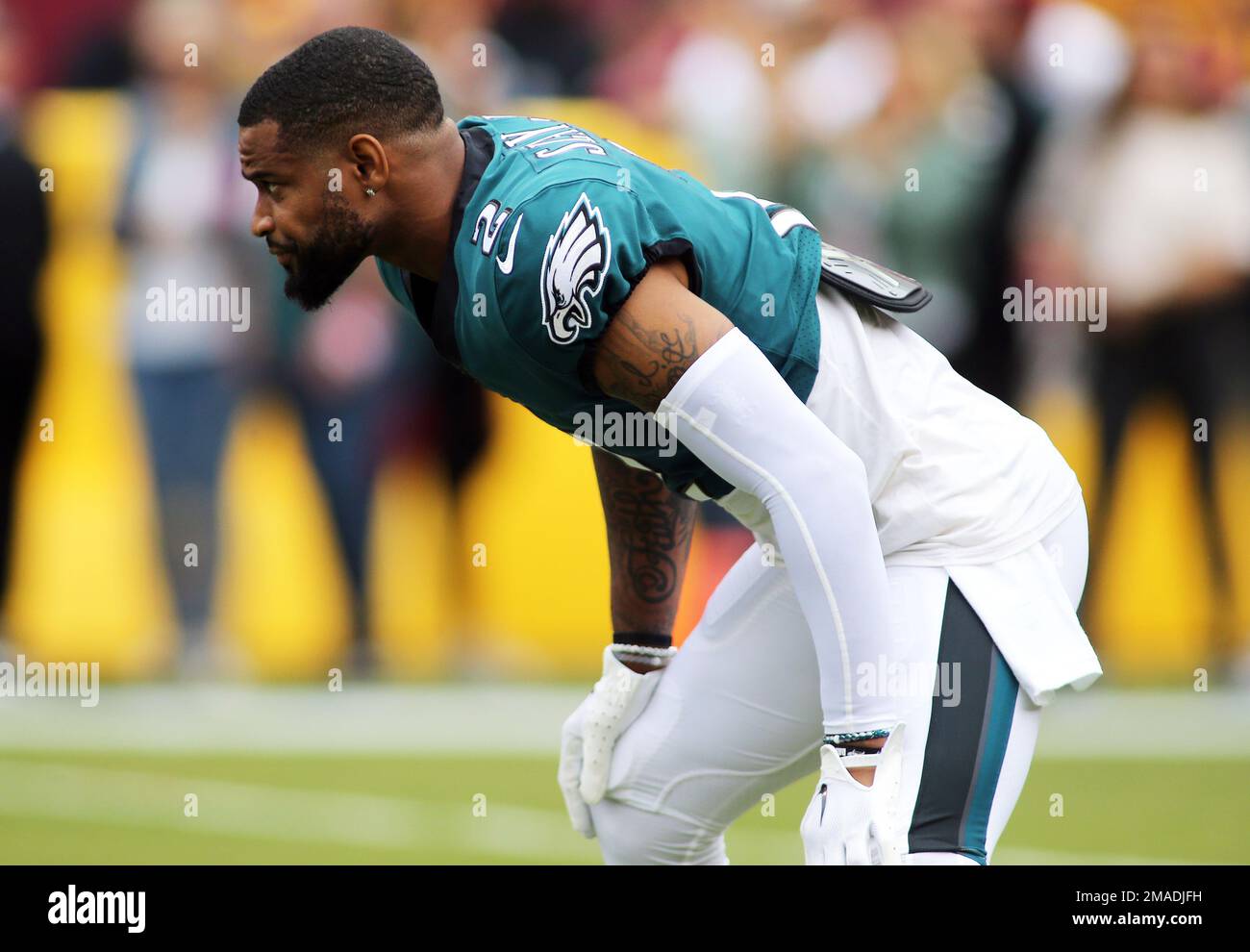 Philadelphia Eagles cornerback Darius Slay (2) pictured before an NFL