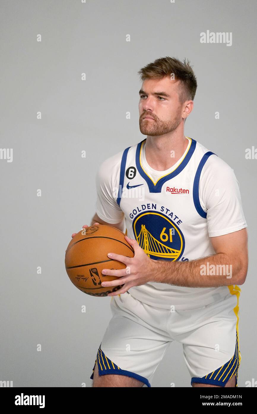 Golden State Warriors guard Pat Spencer poses for a photograph during an NBA  basketball media day in San Francisco, Sunday, Sept. 25, 2022. (AP  Photo/Godofredo A. Vásquez Stock Photo - Alamy