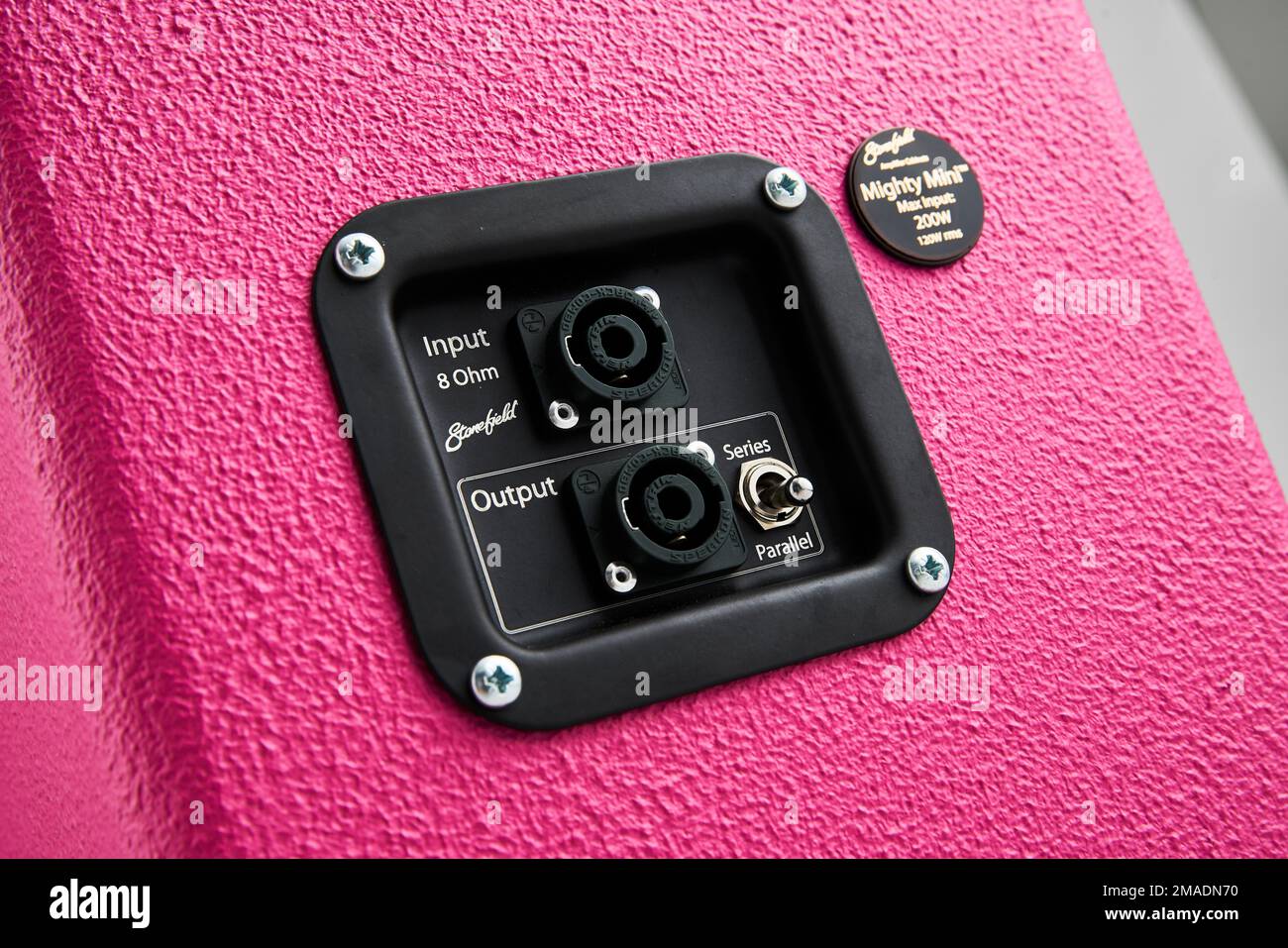 Stonefield mini bass guitar amplifier Stock Photo