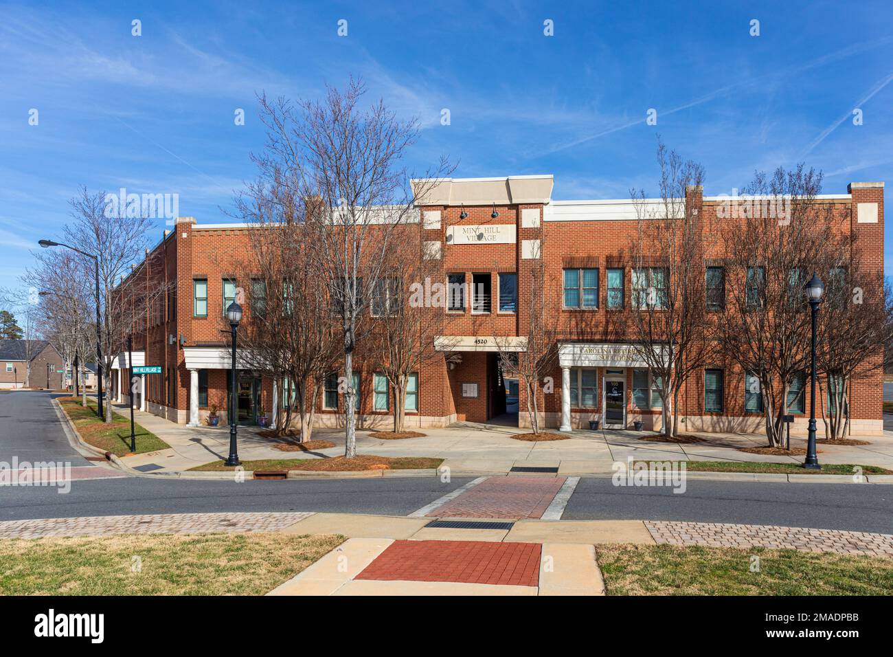 MINT HILL, NC, 15 JANUARY 2023 Office building titled 'Mint Hill