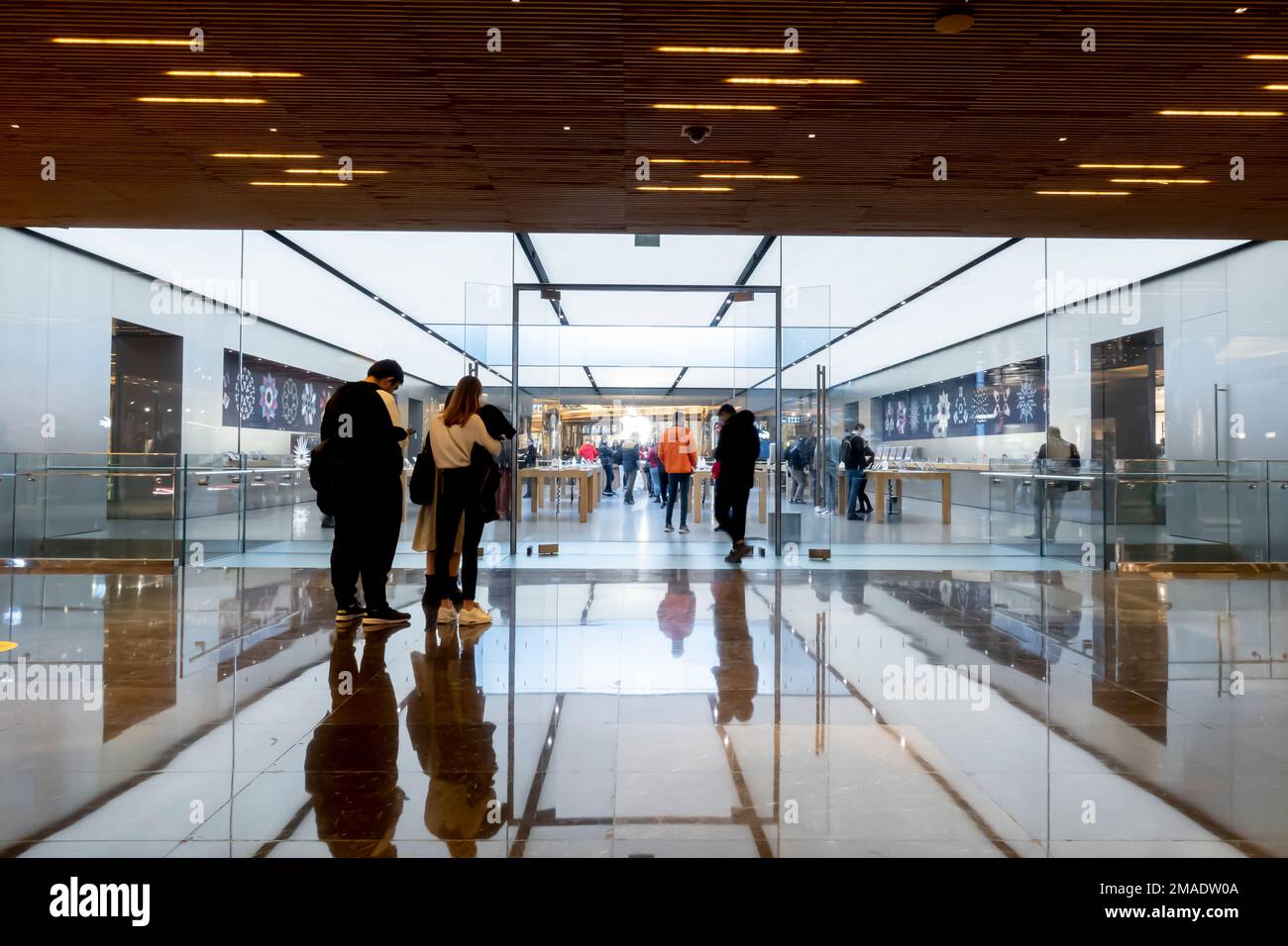 Apple Zorlu Center, Electronics store in Istanbul Turkey Stock Photo