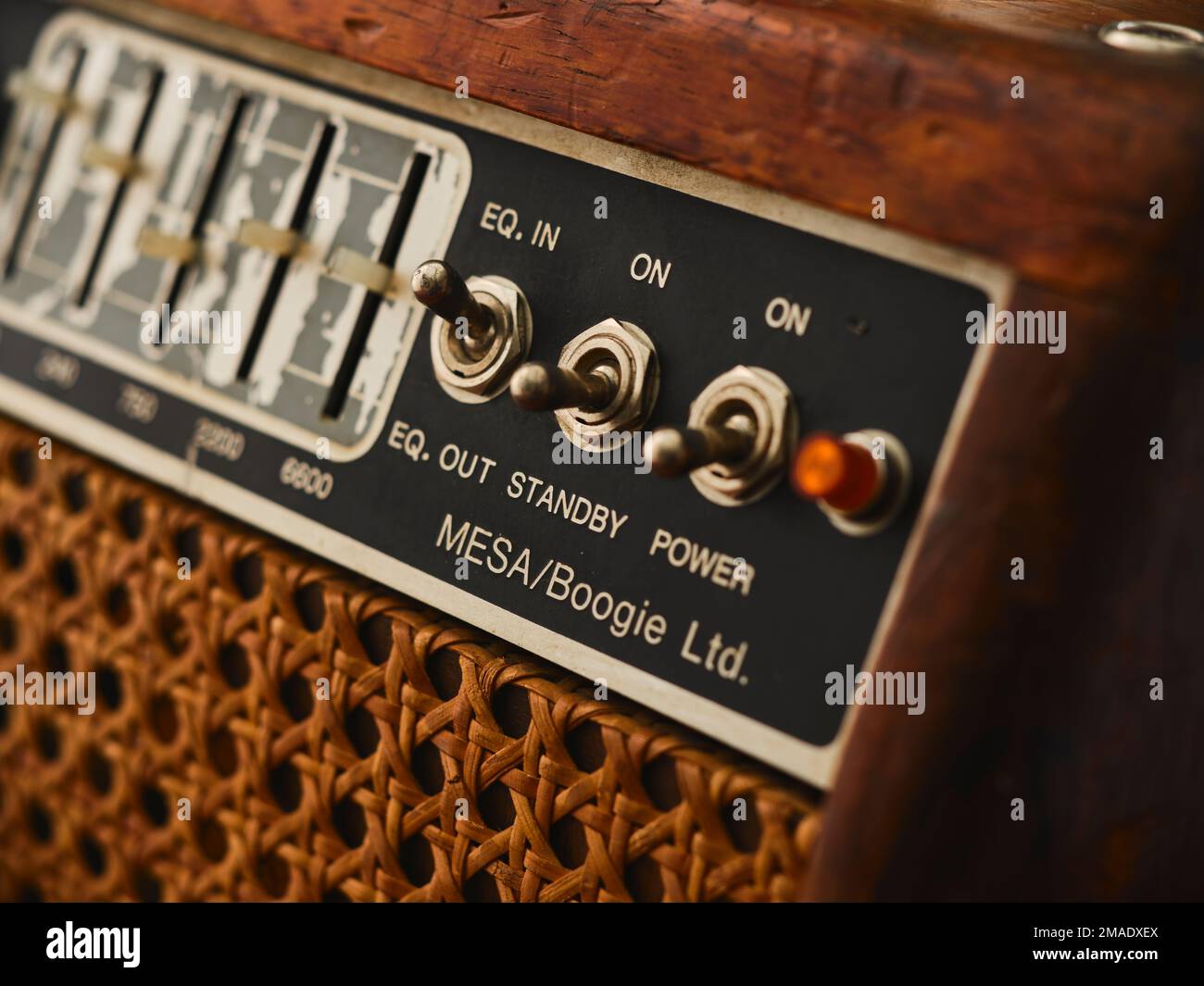 Vintage MESA Boogie guitar amplifier Stock Photo Alamy
