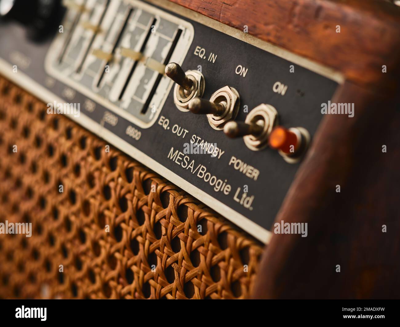 Vintage MESA Boogie guitar amplifier Stock Photo Alamy