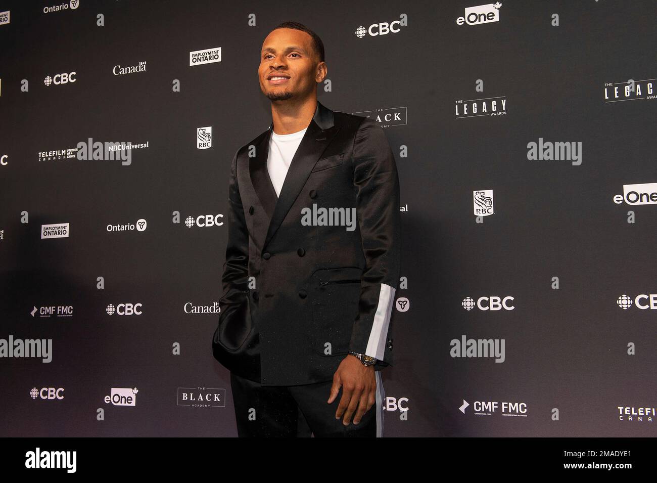 Canadian sprinter and six-time Olympic medallist Andre De Grasse ...
