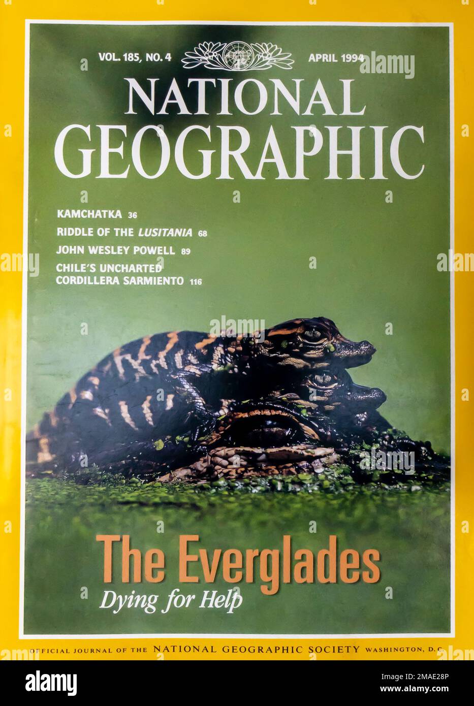 National Geographic magazine cover April 1994 Stock Photo Alamy