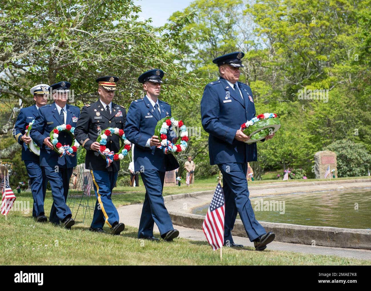 Service members from the military commands of Joint Base Cape Cod and