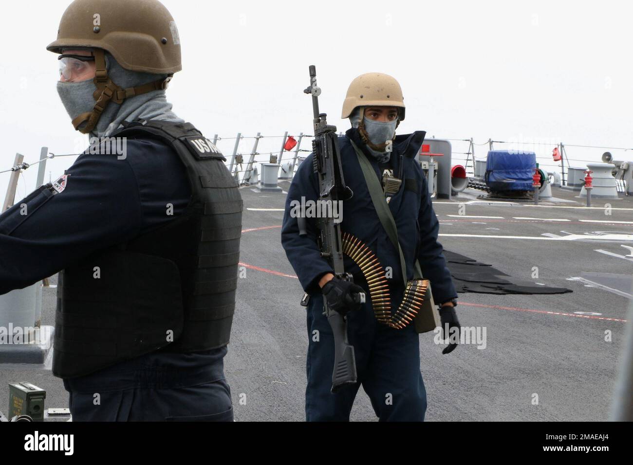 Logistics Specialist 2nd Class Nicholas Boyd of Knoxville, TN carries