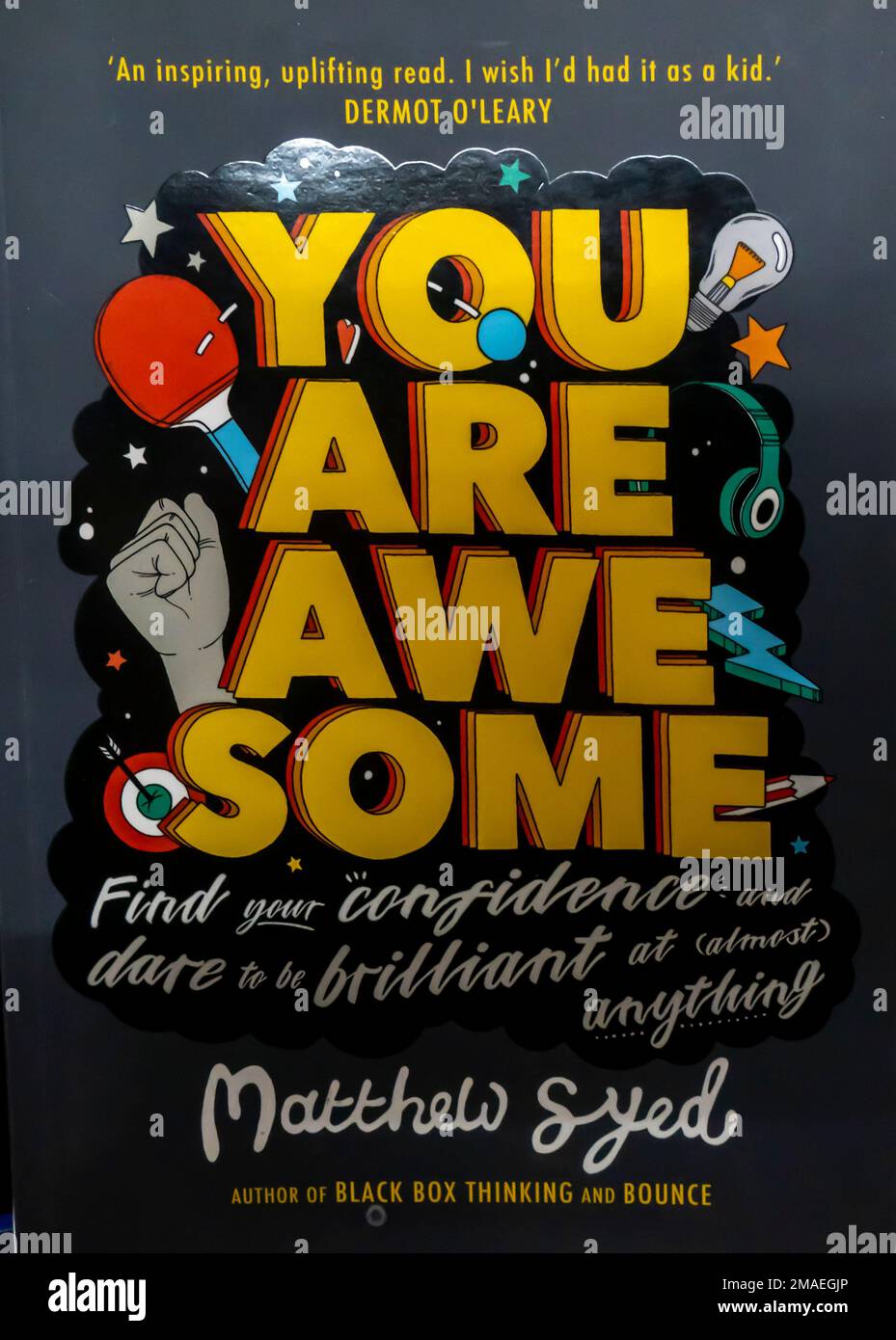 You Are Awesome Book by Matthew Syed  2018 Stock Photo
