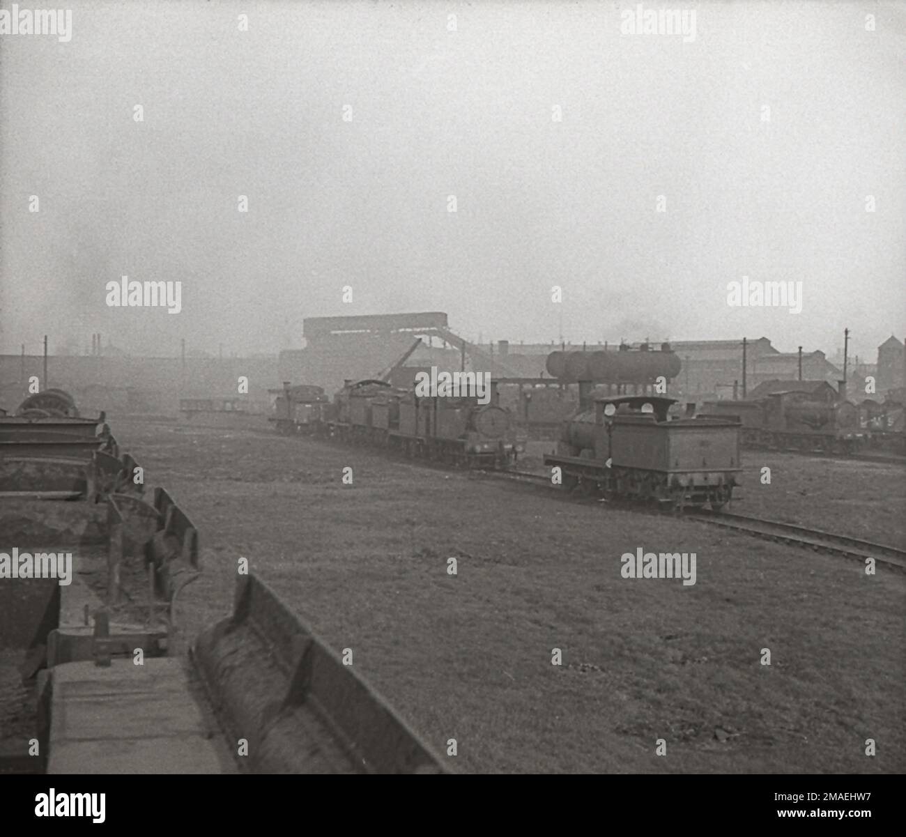 Stratford depot of the Great Eastern Railway with a line of