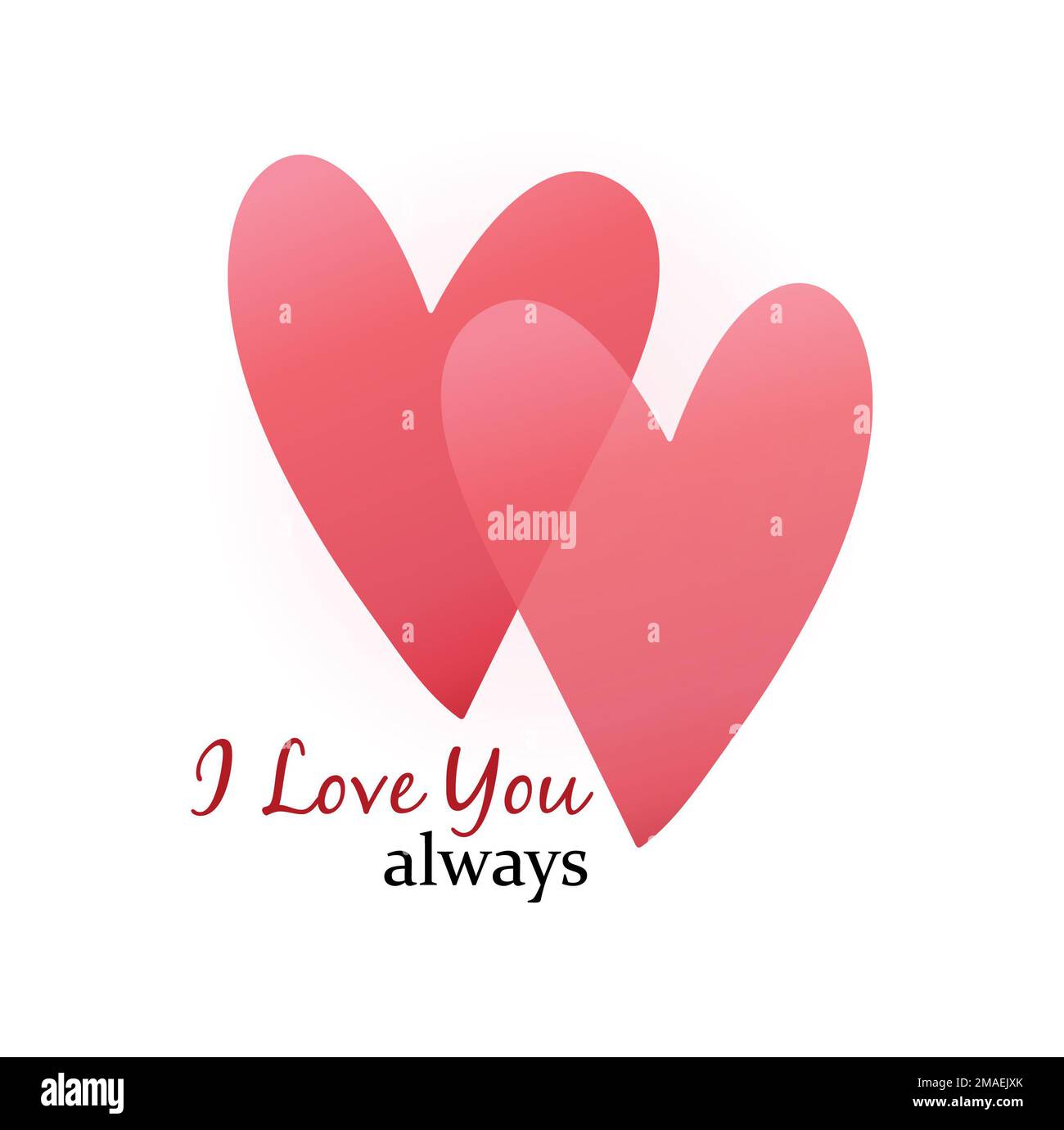 Happy Valentine's Day Envelope with Paper Hearts Flying Away. Vector ...