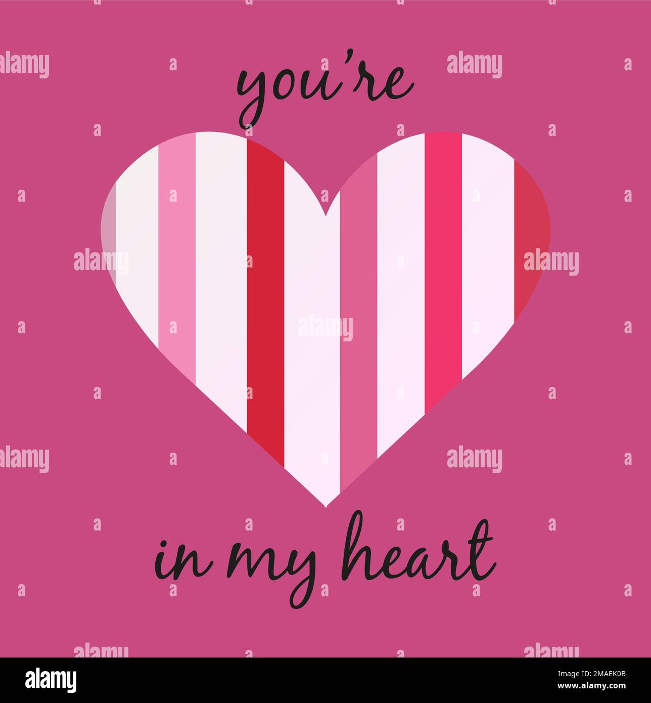 Happy Valentine's Day Envelope with Paper Hearts Flying Away. Vector ...