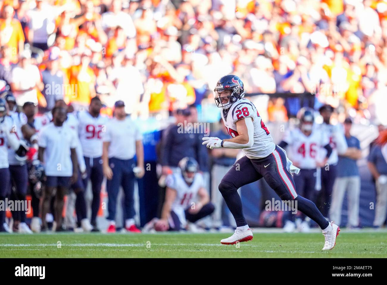 December 18, 2022: Houston Texans running back Rex Burkhead (28