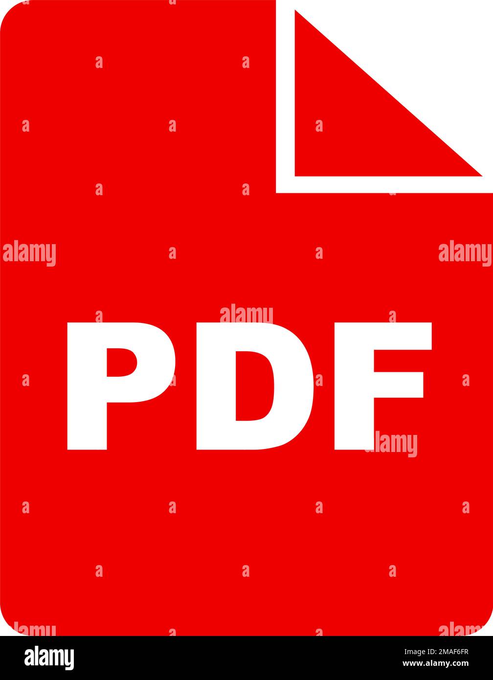 Red PDF file silhouette icon. Editable vector Stock Vector Image & Art