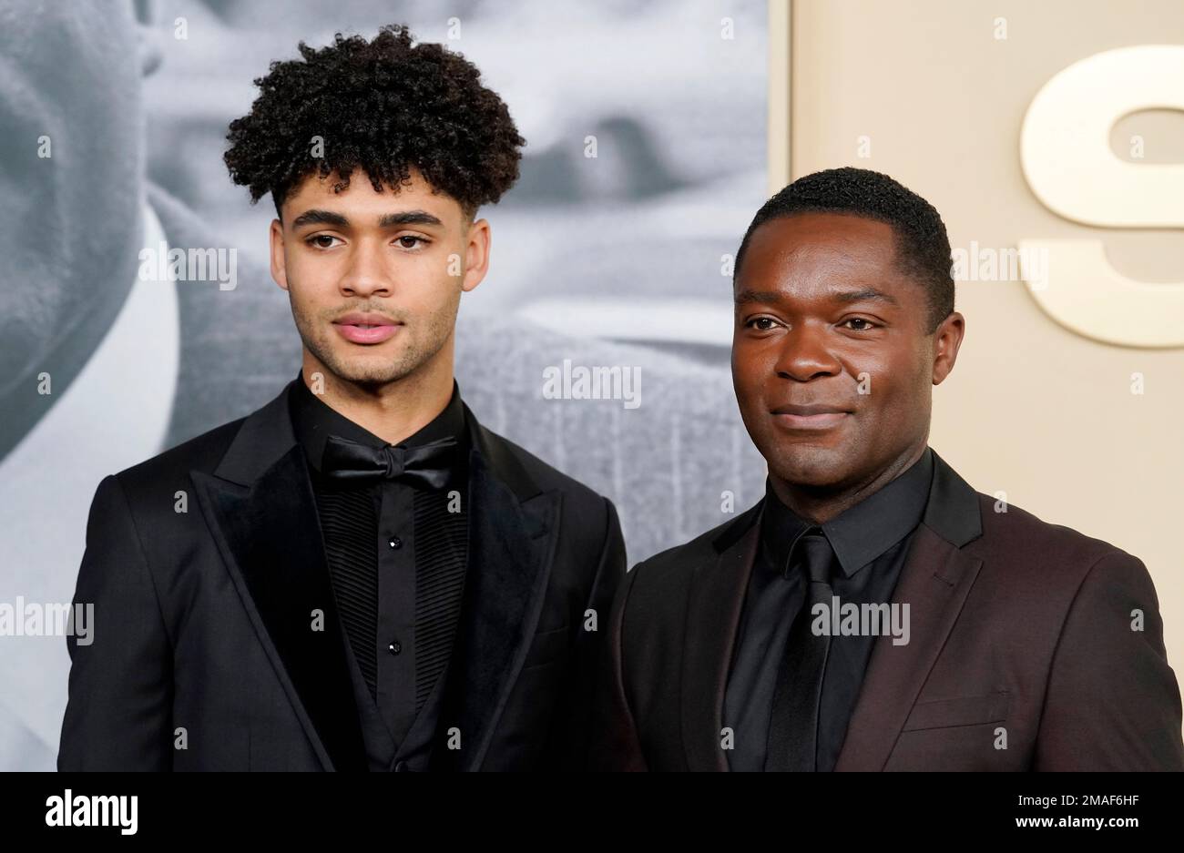 David Oyelowo, right, and his brother Asher pose together at the