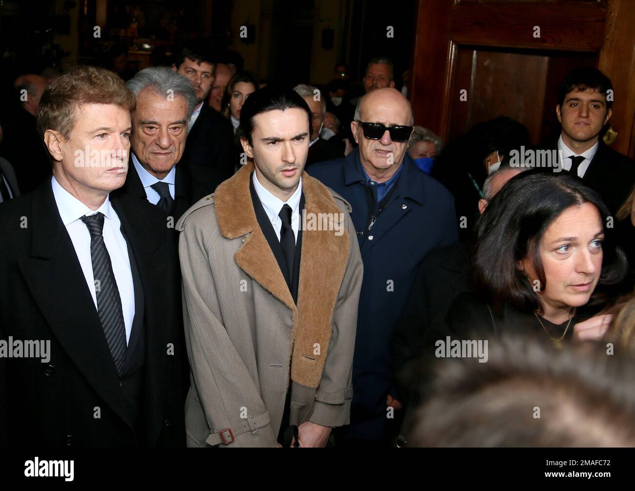 Rome, . 19th Jan, 2023. Rome, funeral of Gina Lollobrigida in the ...