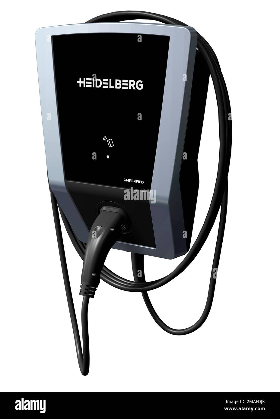 In this image released on Wednesday, September, 21, is the new HEIDELBERG  AMPERFIED 'Connect.Home Wallbox', offering practical features such as app  connection and RFID authorisation. HANDOUT IMAGE. Press release and media  available
