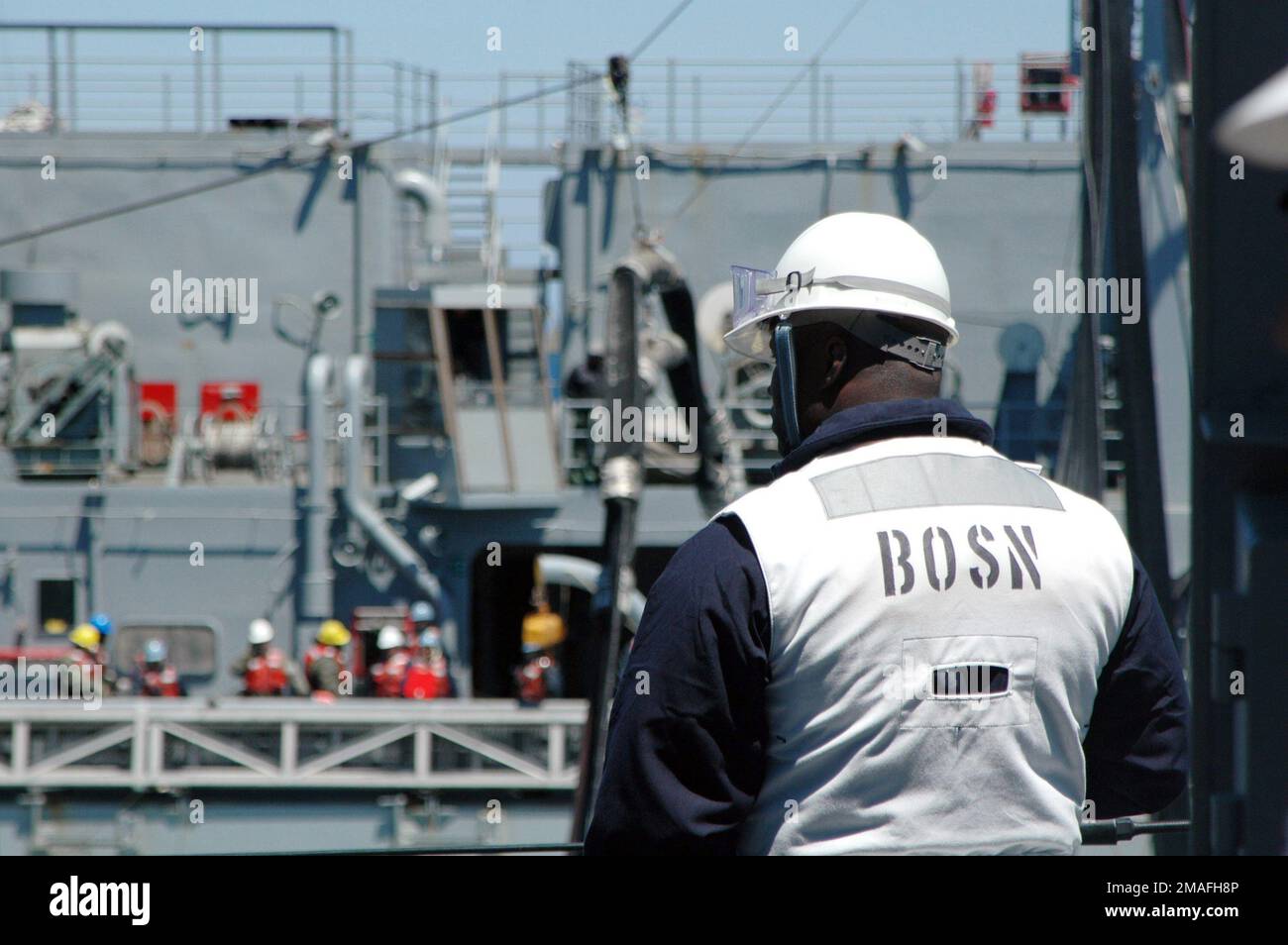 060523-N-9562H-008. Base: USS San Antonio (LHD 17) Stock Photo