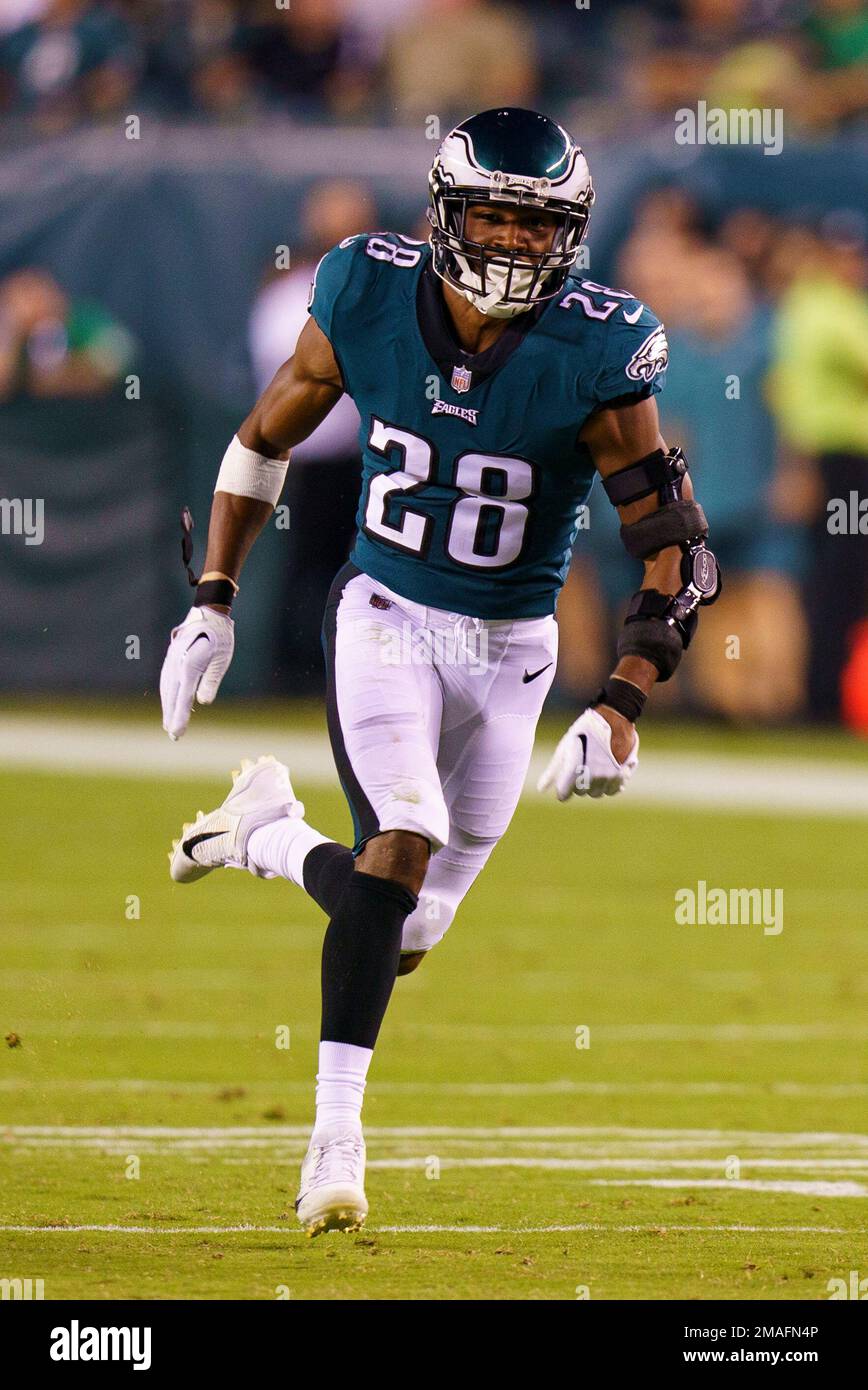 Philadelphia Eagles cornerback Josh Jobe (28) in action during the NFL ...