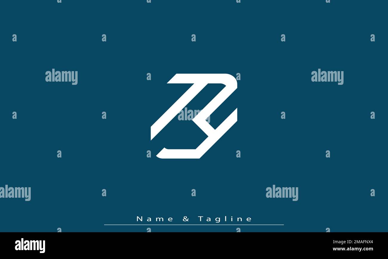 Alphabet letters Initials Monogram logo TY , YT Stock Vector