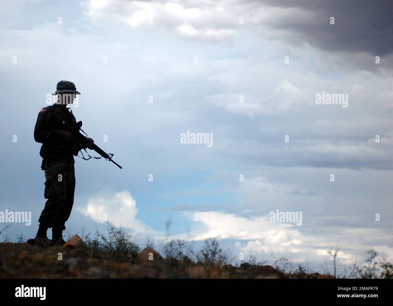 Guard duty on a ridge hi-res stock photography and images - Alamy