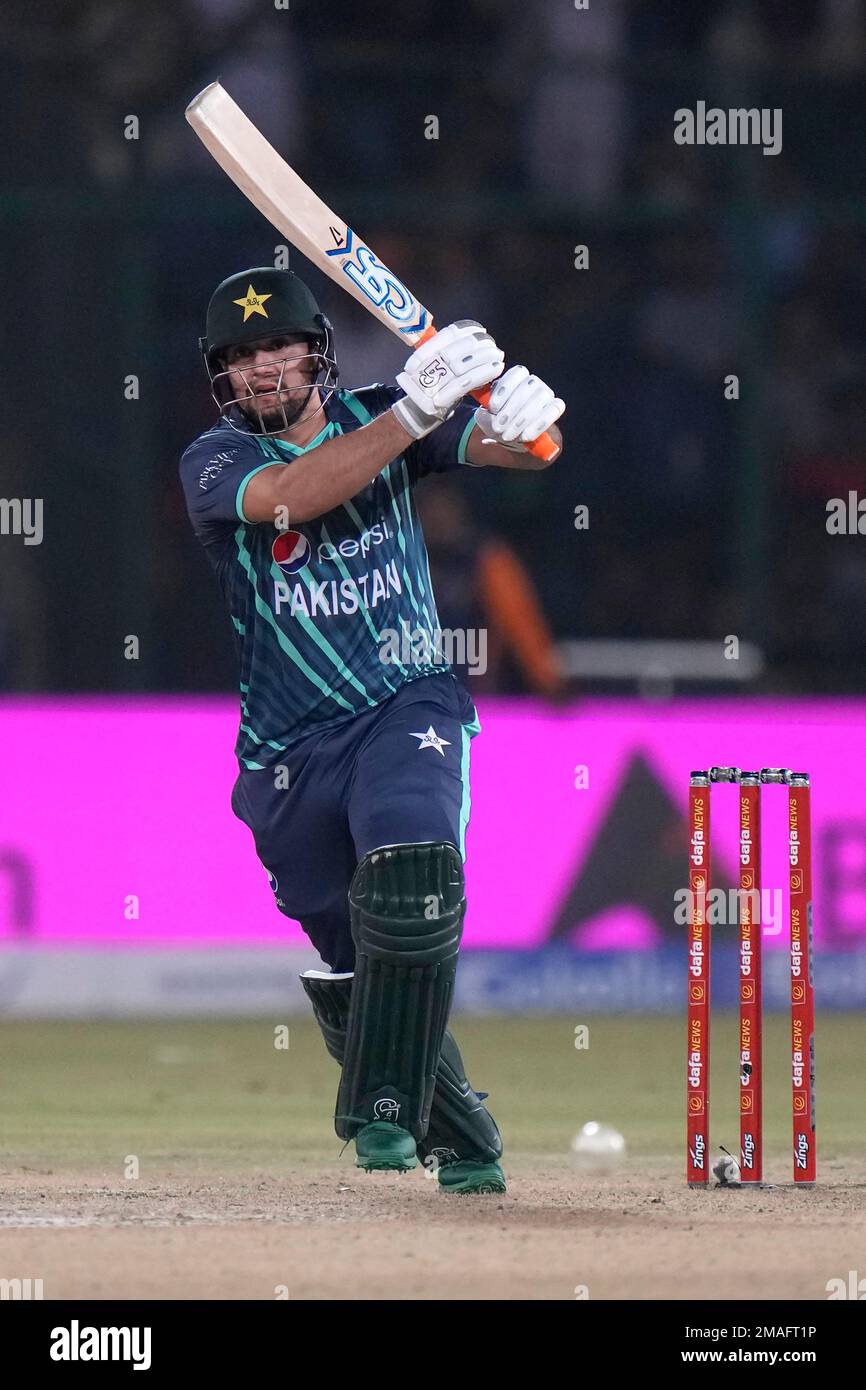 Pakistan s Haider Ali Bats During The First T20 Cricket Match Between pakistan-s-haider-ali-bats-during-the-first-t20-cricket-match-between