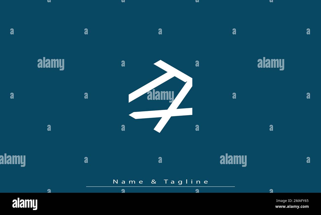 Alphabet letters Initials Monogram logo TX , XT Stock Vector