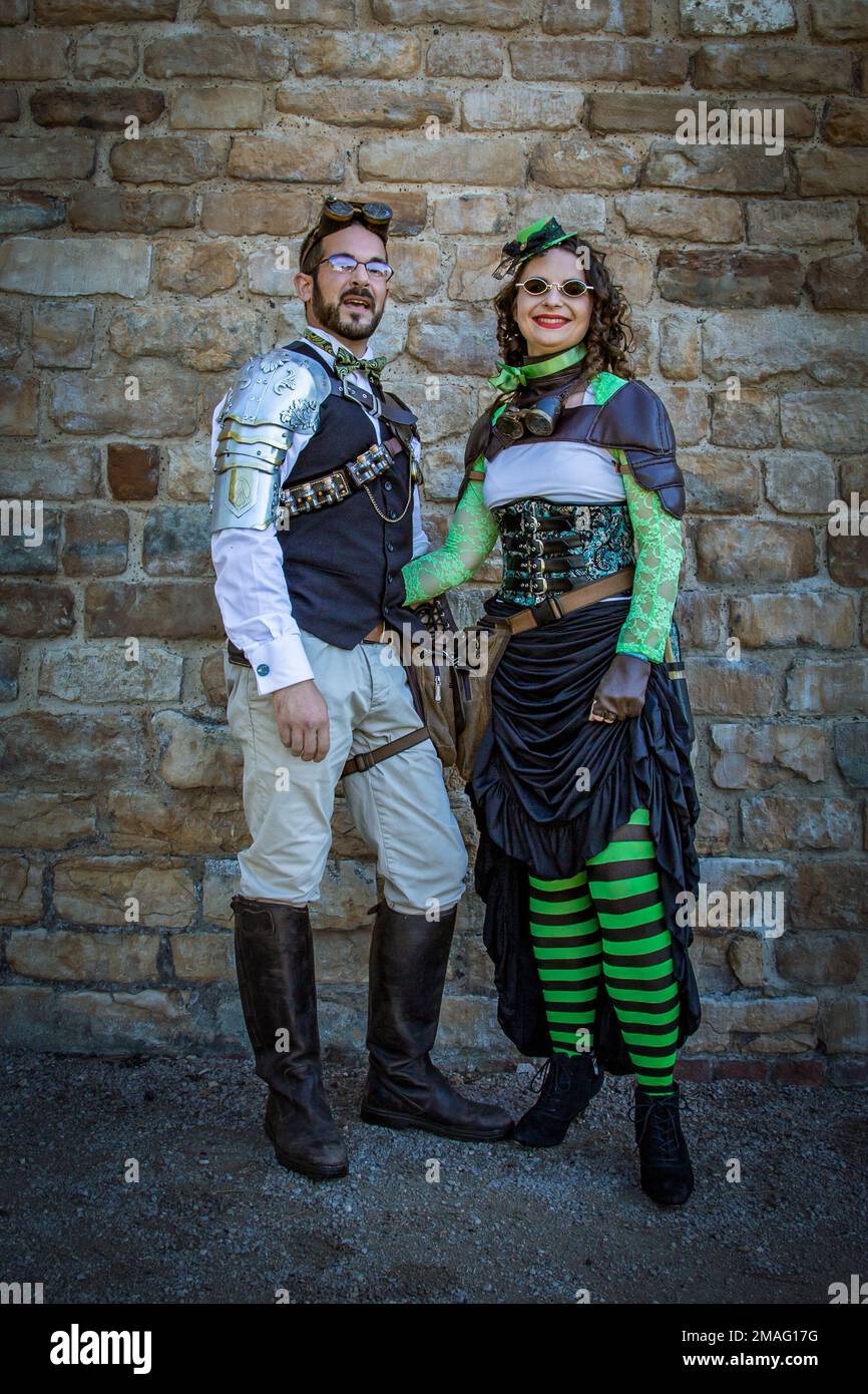 Futuristic costumes hi-res stock photography and images - Alamy