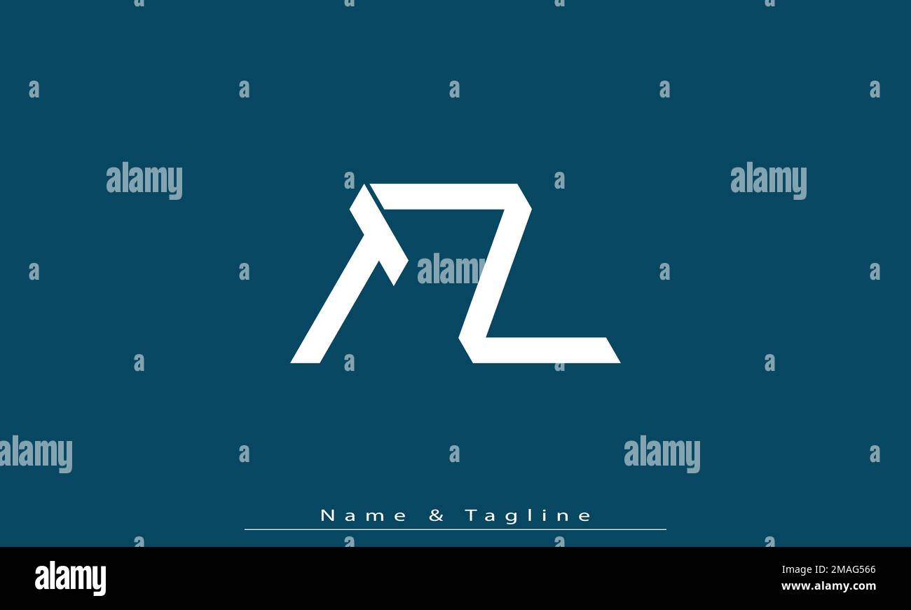 Alphabet letters Initials Monogram logo TZ , ZT Stock Vector