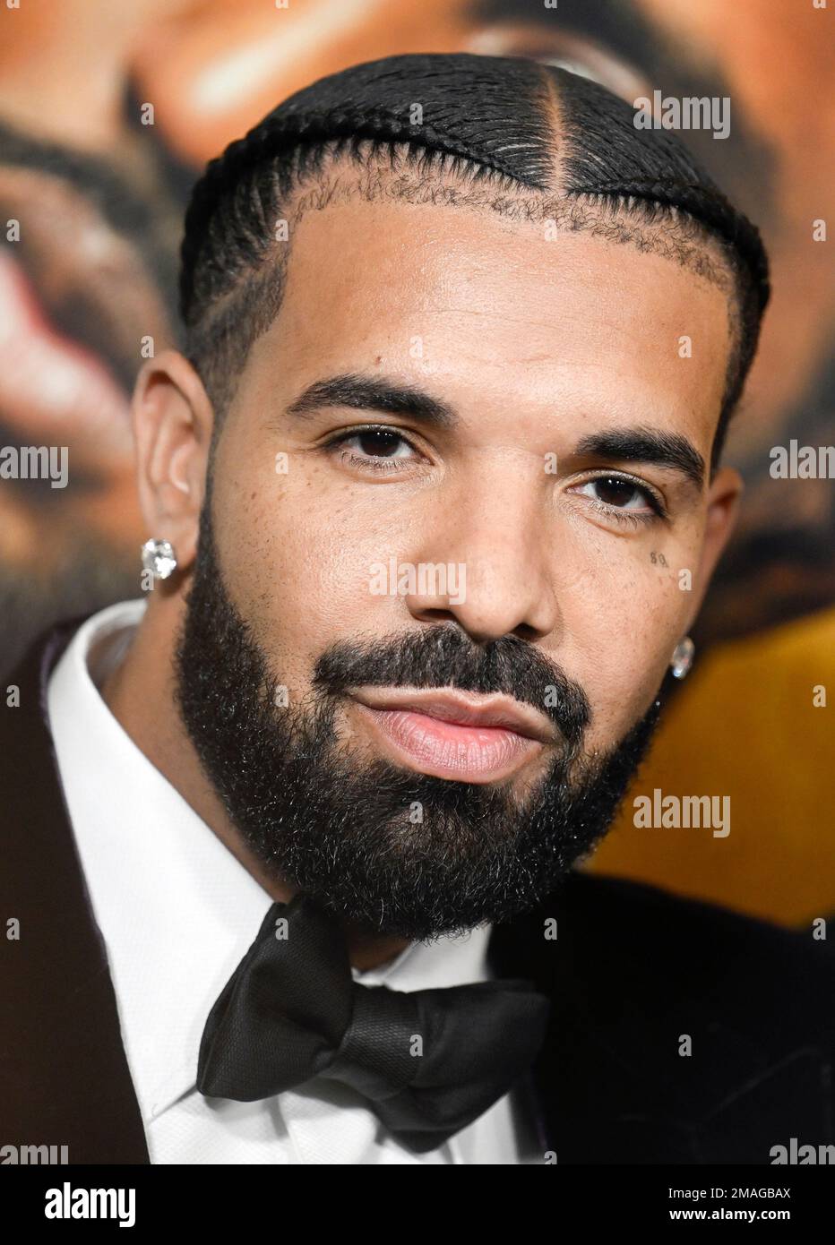 Drake attends the world premiere of "Amsterdam" at Alice Tully Hall on ...