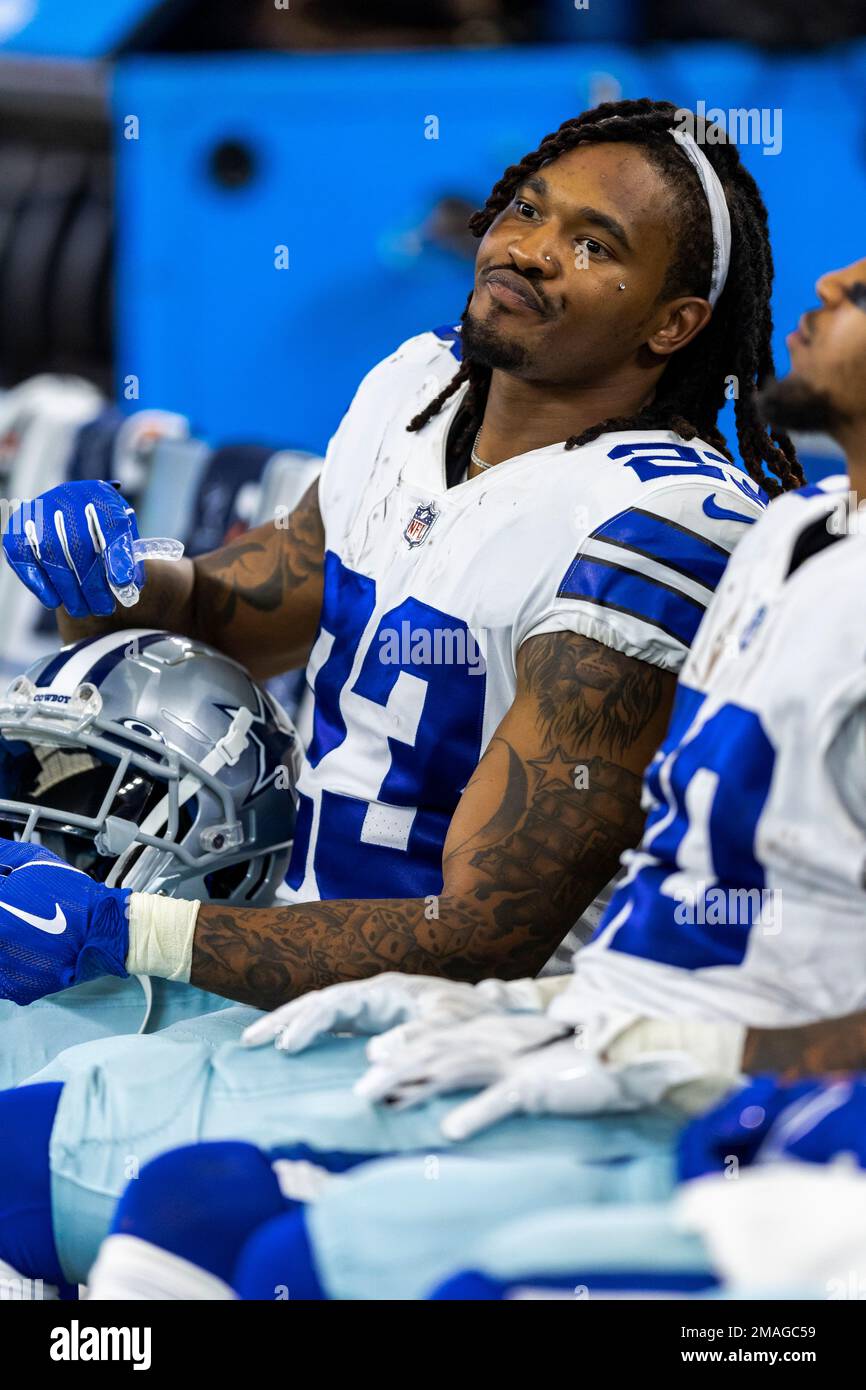 Dallas Cowboys running back Rico Dowdle (23) is seen during an NFL