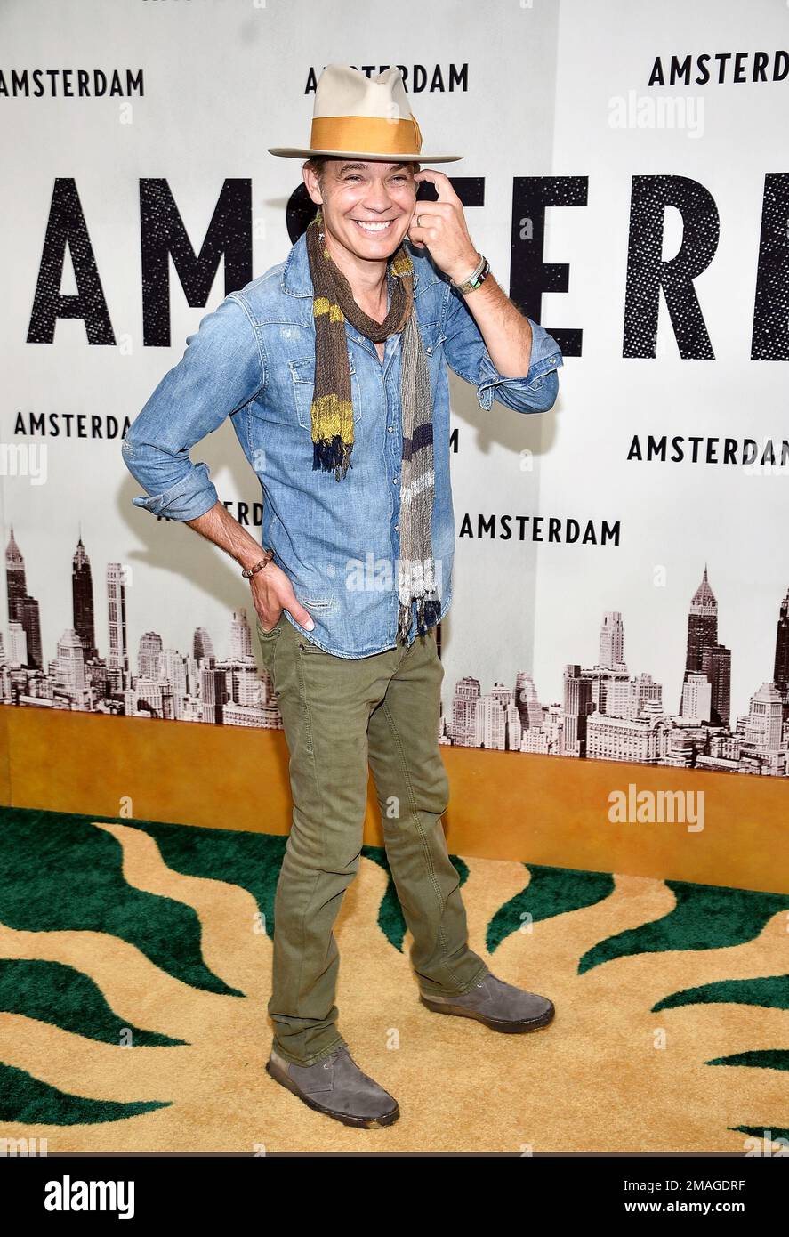 Timothy Olyphant attends the world premiere of "Amsterdam" at Alice