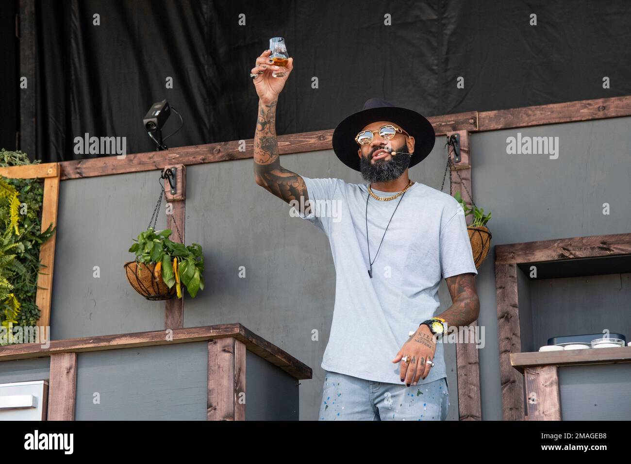 Justin Sutherland attends Bourbon and Beyond Music Festival at Kentucky