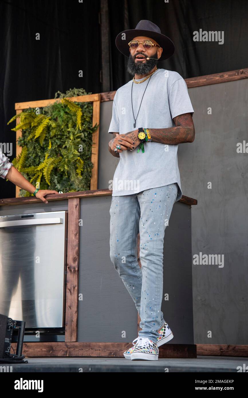 Justin Sutherland is seen at Bourbon and Beyond Music Festival at