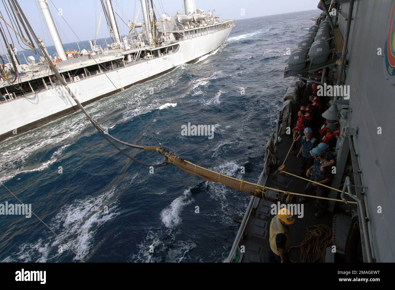 061026-N-8146B-002. Base: USS Bunker Hill (CG 52) Country: Indian Ocean (IOC) Stock Photo