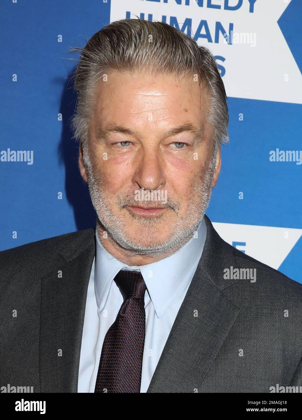 New York, USA. 19th Jan, 2023. ALEC BALDWIN, during the red carpet arrivals at Robert F. Kennedy Human Rights Ripple of Hope Gala held at the Midtown Hilton Hotel. (Credit Image: © Nancy Kaszerman/ZUMA Press Wire) EDITORIAL USAGE ONLY! Not for Commercial USAGE! Stock Photo