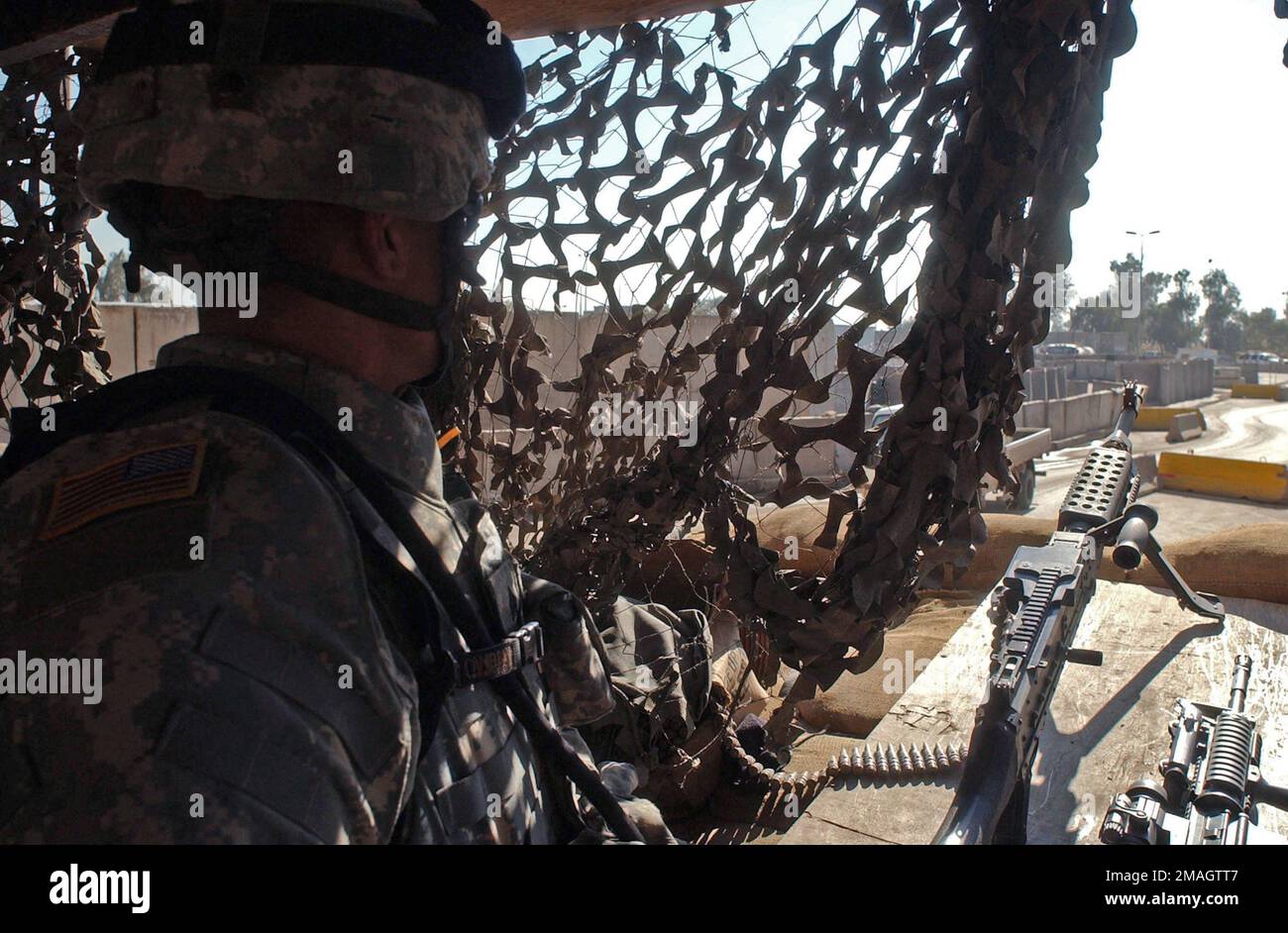 070117-A-6553A-012. Base: Fob Prosperity Country: Iraq (IRQ) Scene Major Command Shown: SOUTHEAST Stock Photo