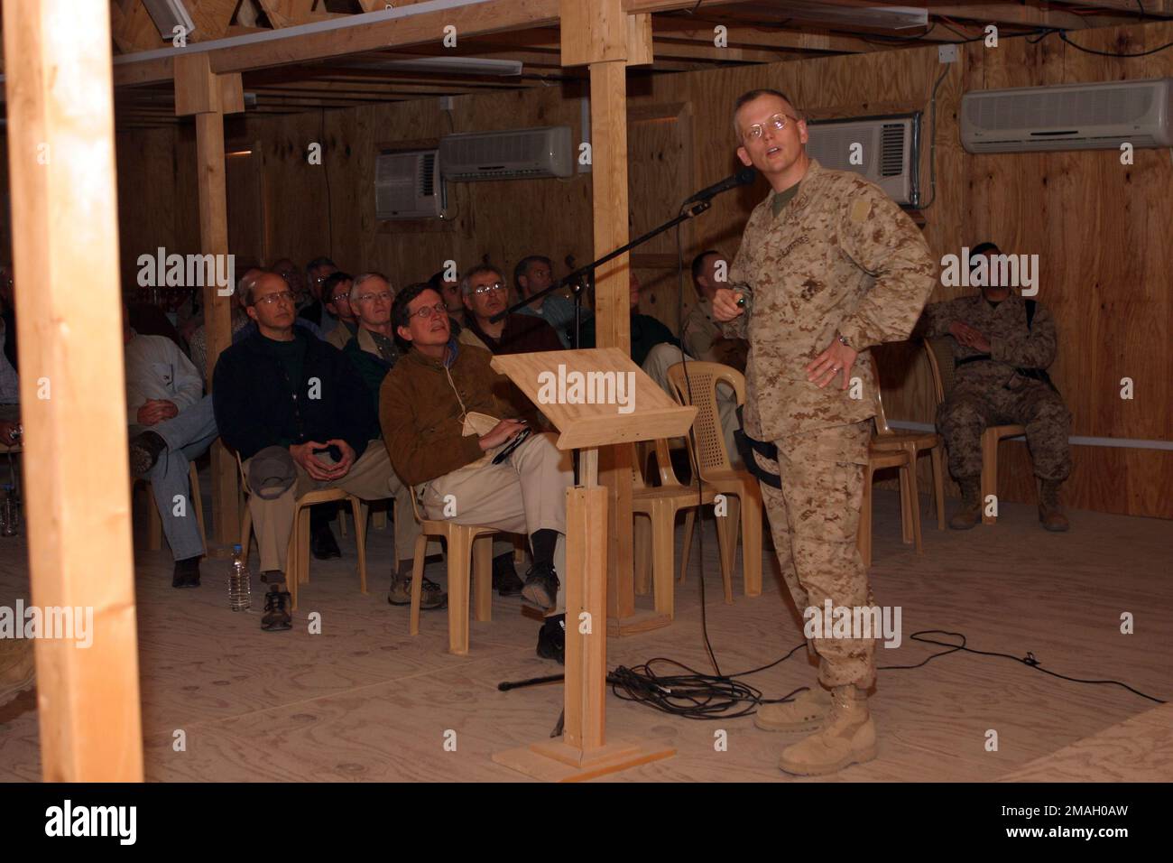 070225-M-4393H-015. Subject Operation/Series: IRAQI FREEDOM Base: Taqaddum Air Base State: Al Anbar Country: Iraq (IRQ) Scene Major Command Shown: II MEF (FWD) Stock Photo