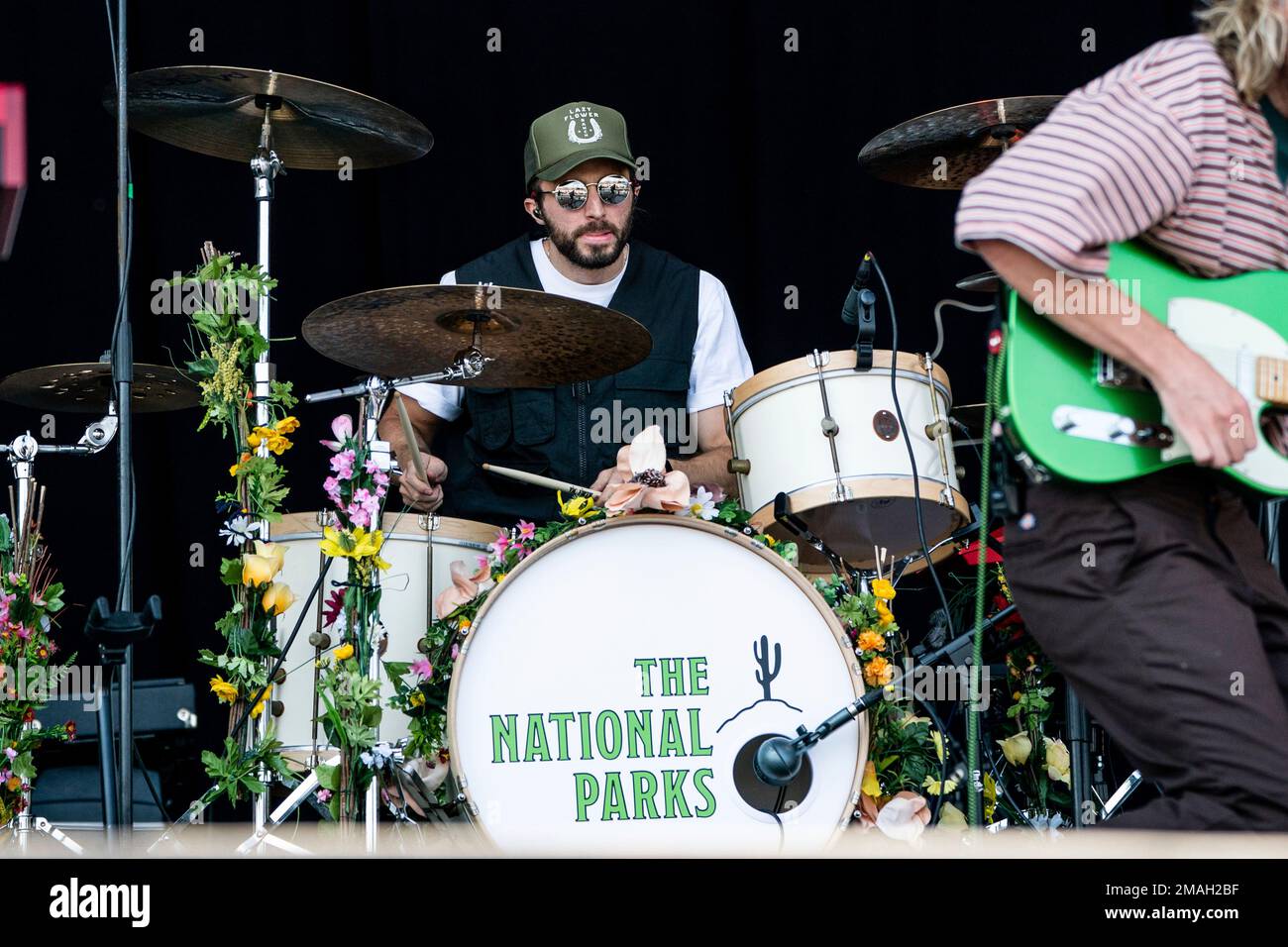 Cam Brannelly of The National Parks performs at Bourbon and Beyond Music  Festival at Kentucky Exposition Center on Saturday, Sept. 17, 2022, in  Louisville, Ky. (Photo by Amy Harris/Invision/AP Stock Photo -