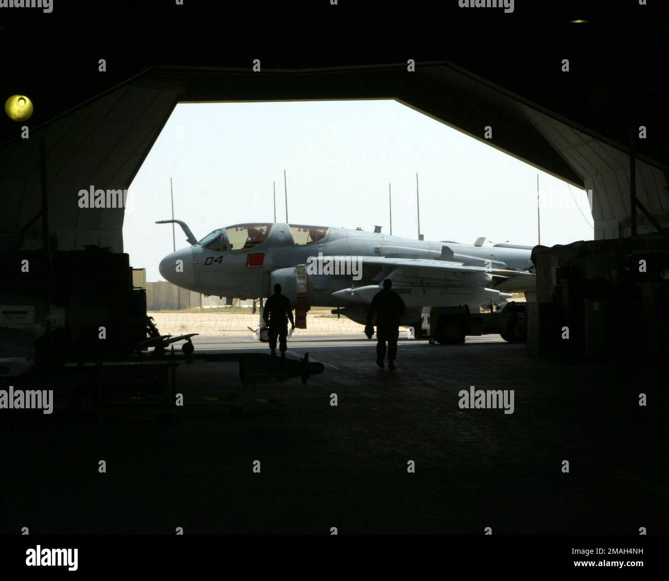 070321-M-2166H-082. Subject Operation/Series: IRAQI FREEDOM Base: Al Asad Air Base State: Al Anbar Country: Iraq (IRQ) Scene Major Command Shown: VMAQ-1 Stock Photo